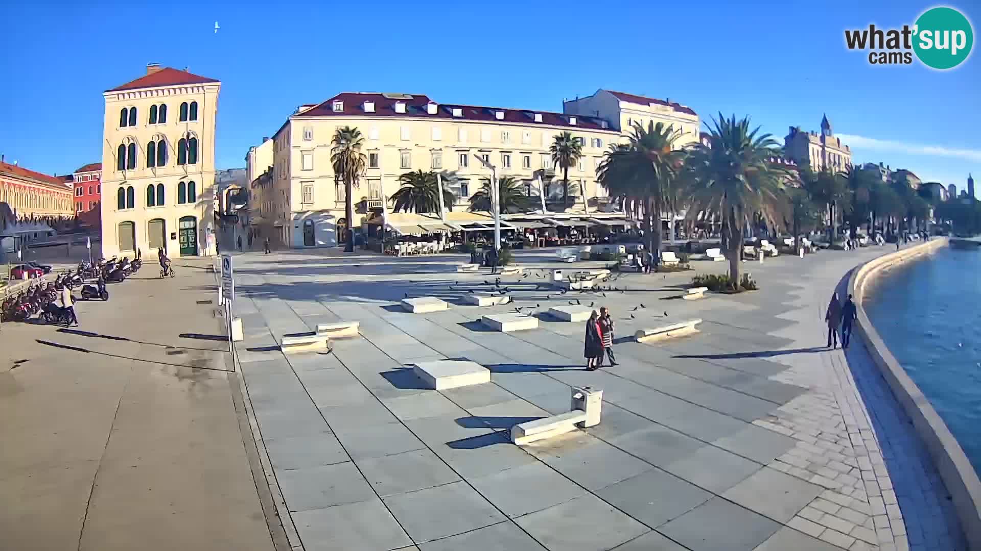 Webcam Spalato Riva – Prokurative | Piazza della Republika