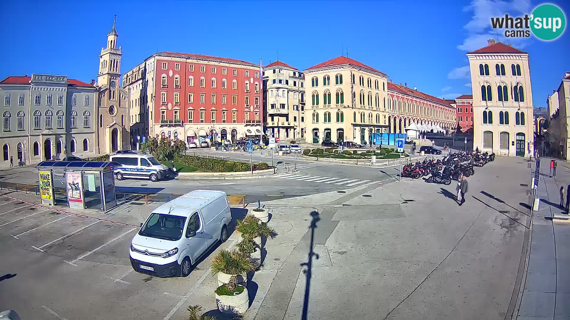 Webcam Split Riva – Prokurative | Trg Republike