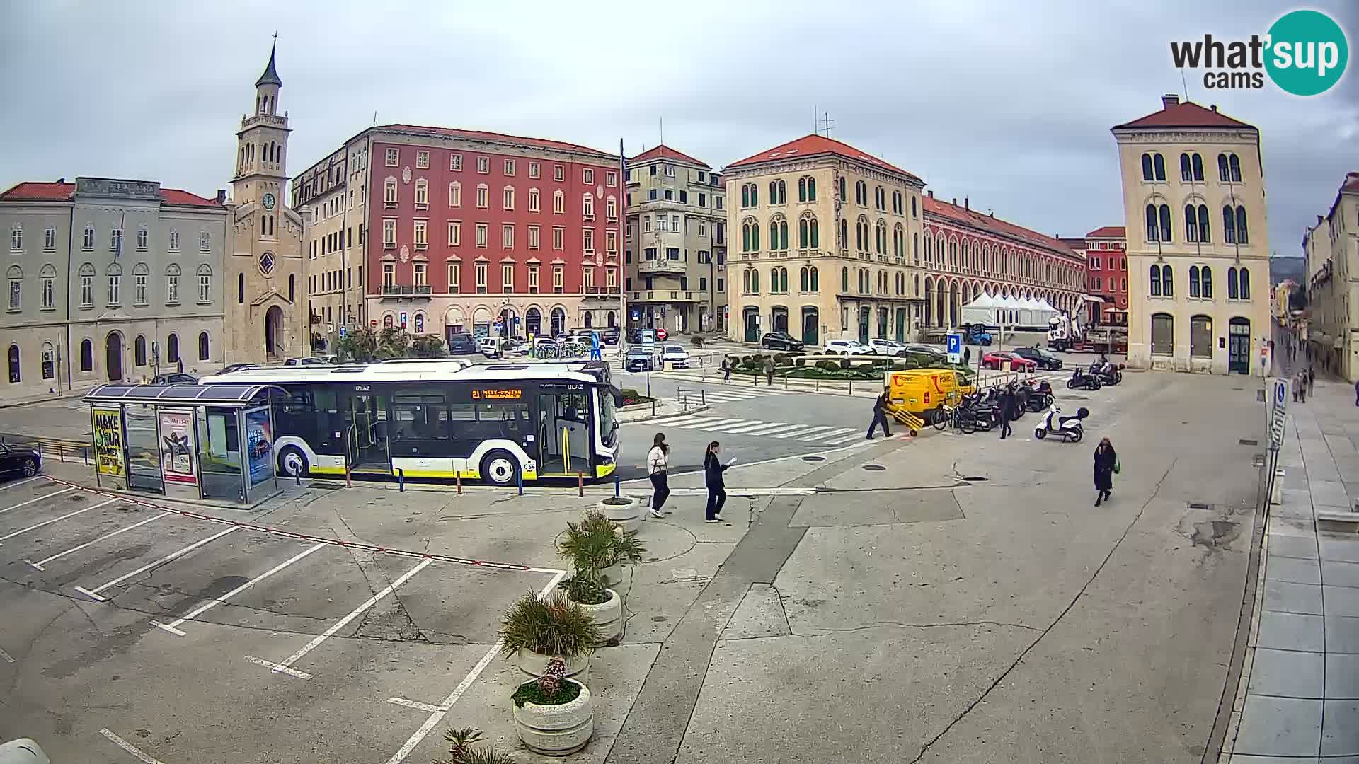 Webcam Spalato Riva – Prokurative | Piazza della Republika
