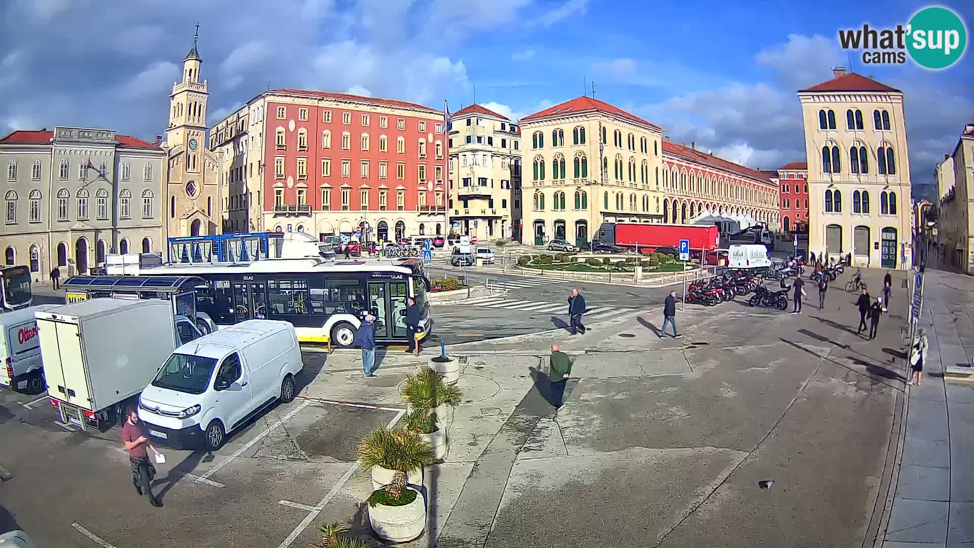 Webcam Split Riva – Prokurative | Trg Republike