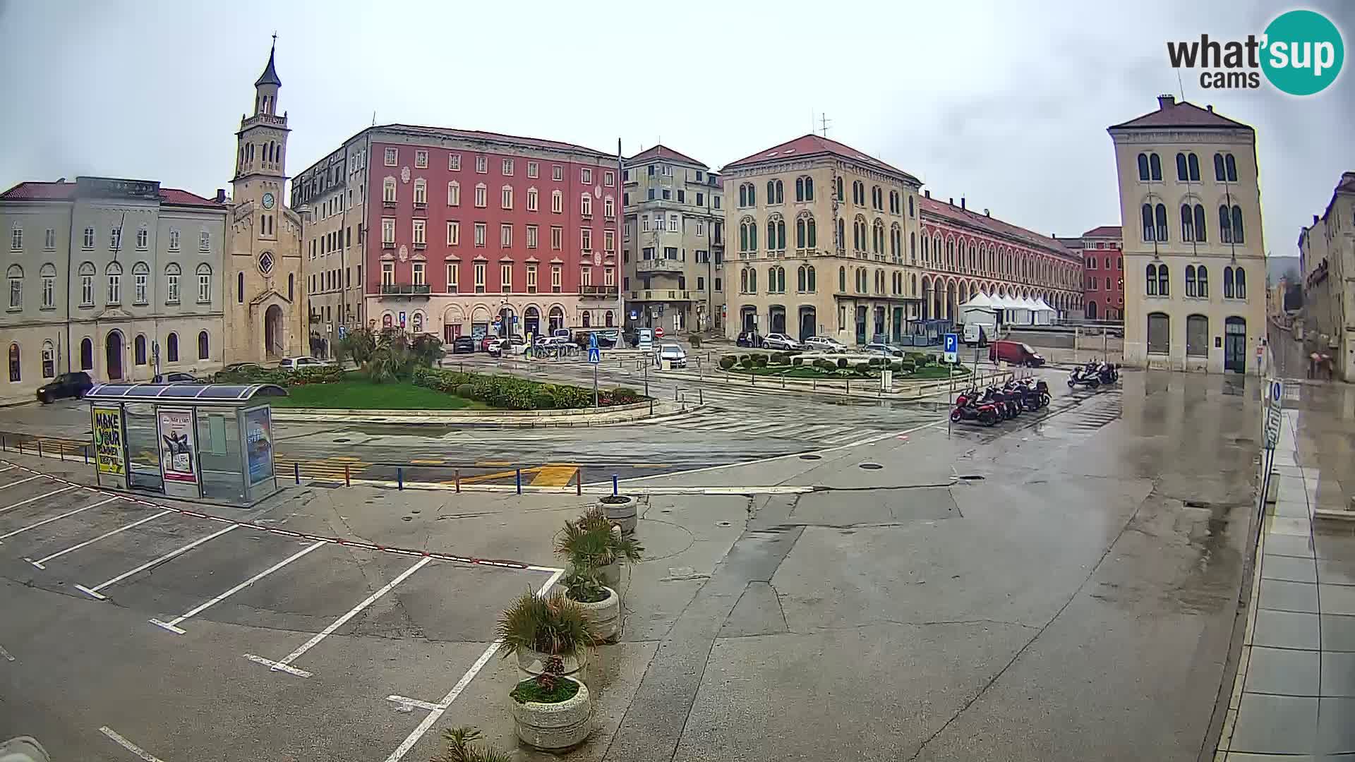 Webcam Split Riva – Prokurative | Trg Republike