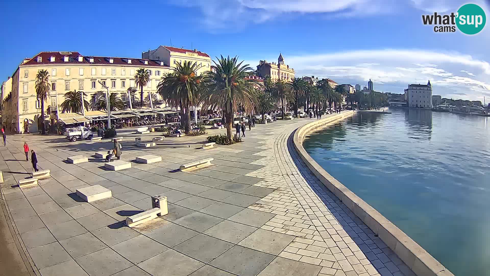 Webcam Split Riva – Prokurative | Trg Republike