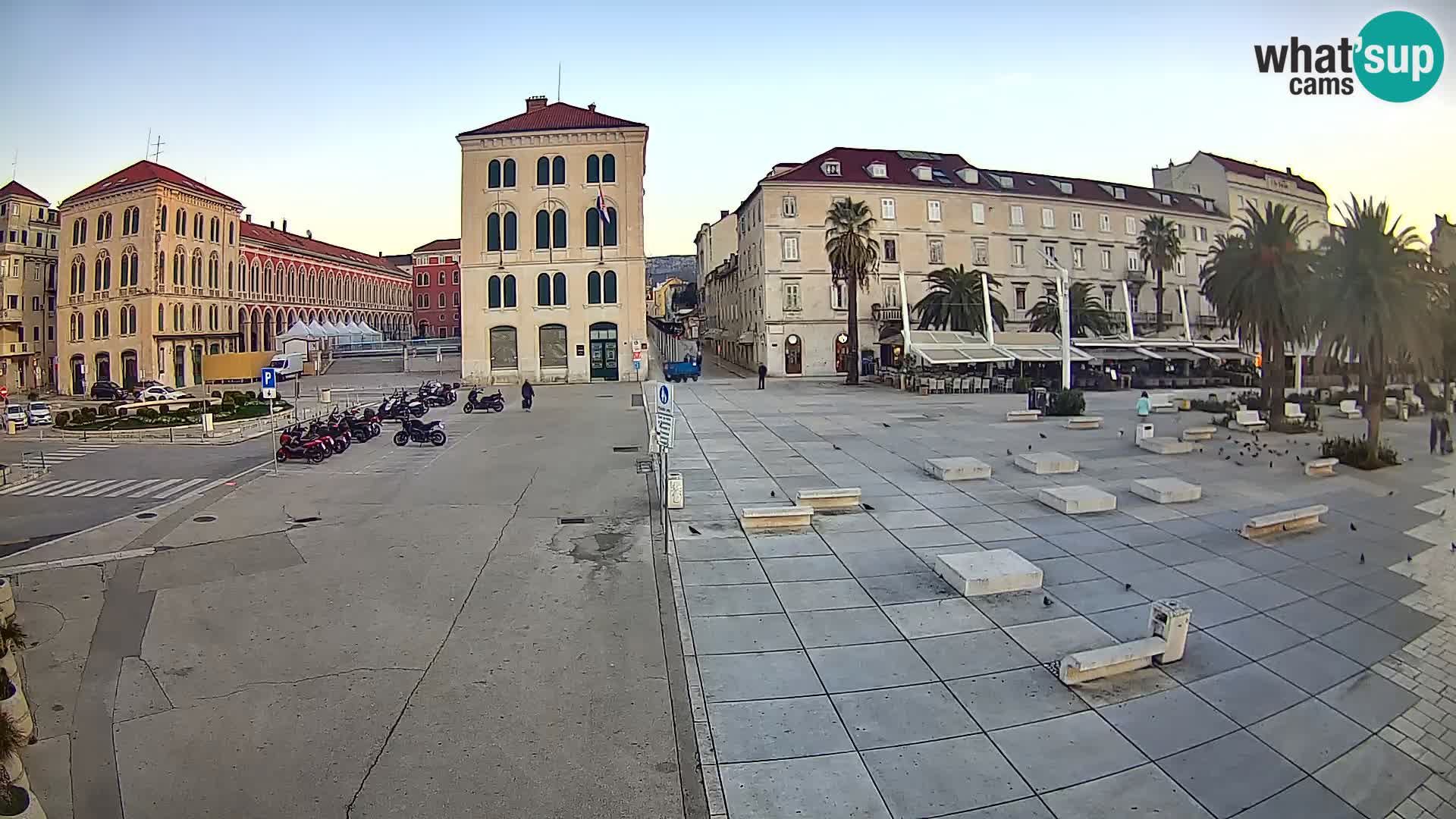 Webcam Spalato Riva – Prokurative | Piazza della Republika