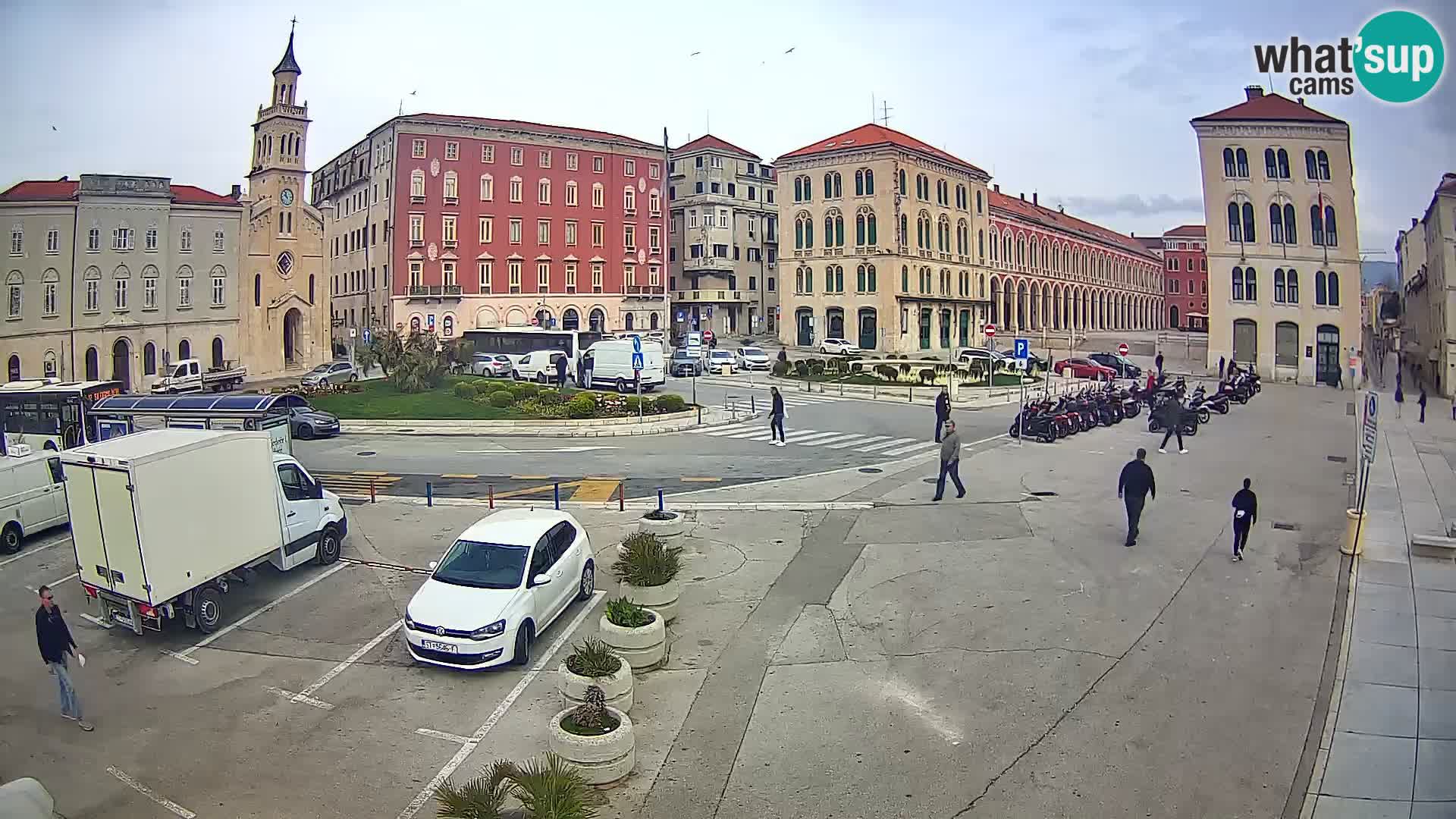 Webcam Split Riva – Prokurative | Trg Republike