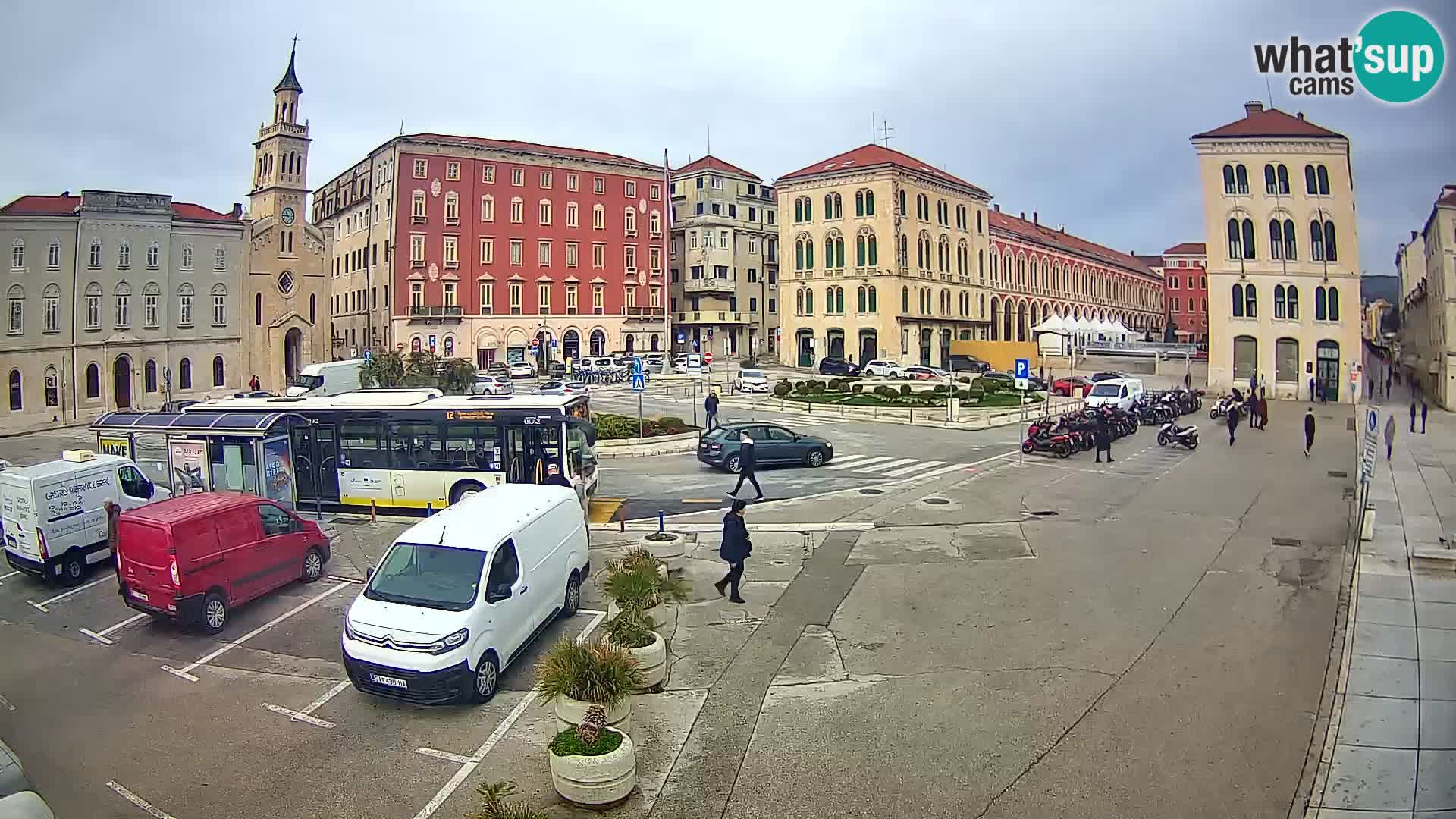 Webcam Spalato Riva – Prokurative | Piazza della Republika