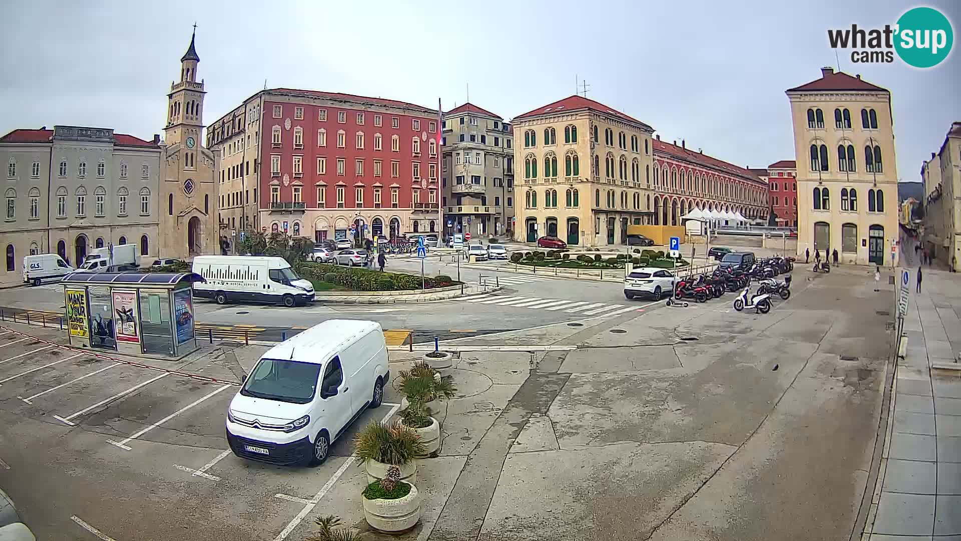 Webcam Split Riva – Prokurative | Trg Republike