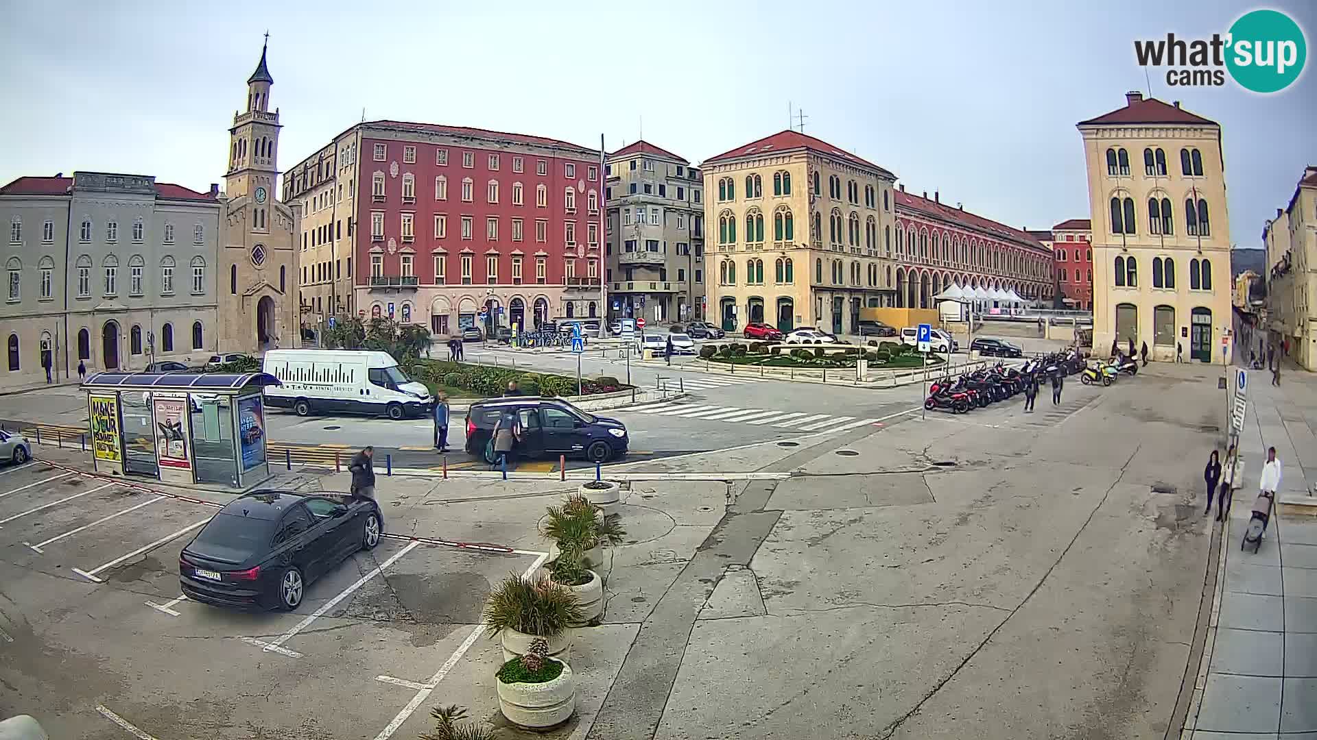 Webcam Spalato Riva – Prokurative | Piazza della Republika