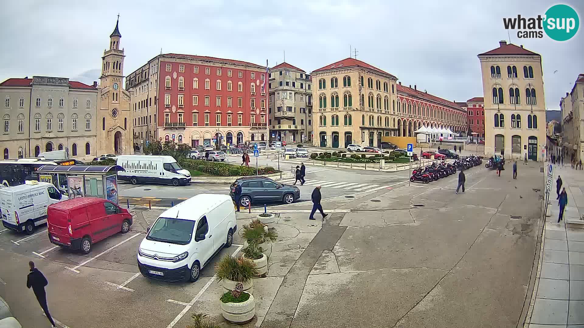 Webcam Spalato Riva – Prokurative | Piazza della Republika