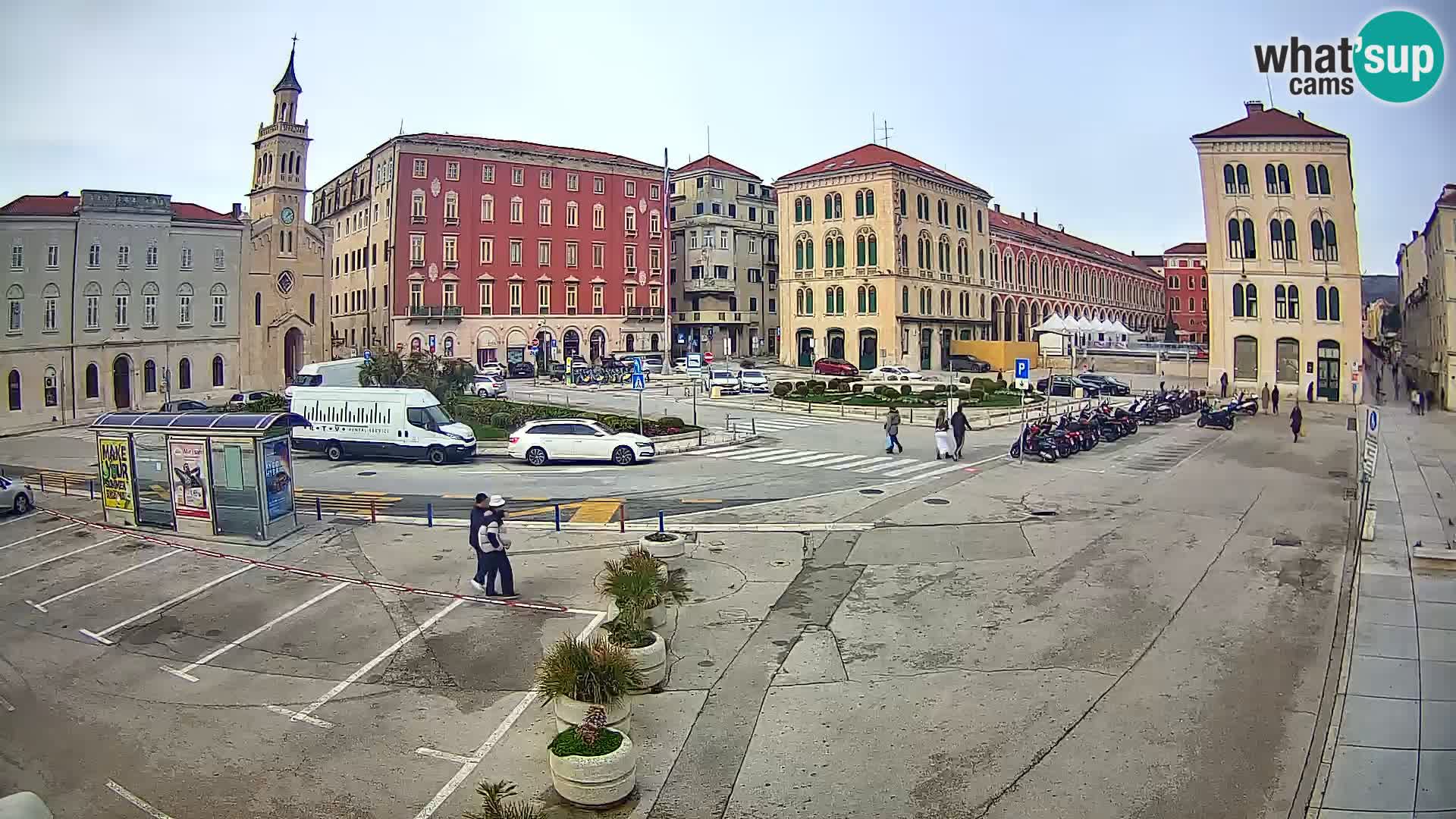 Webcam Split Riva – Prokurative | Trg Republike
