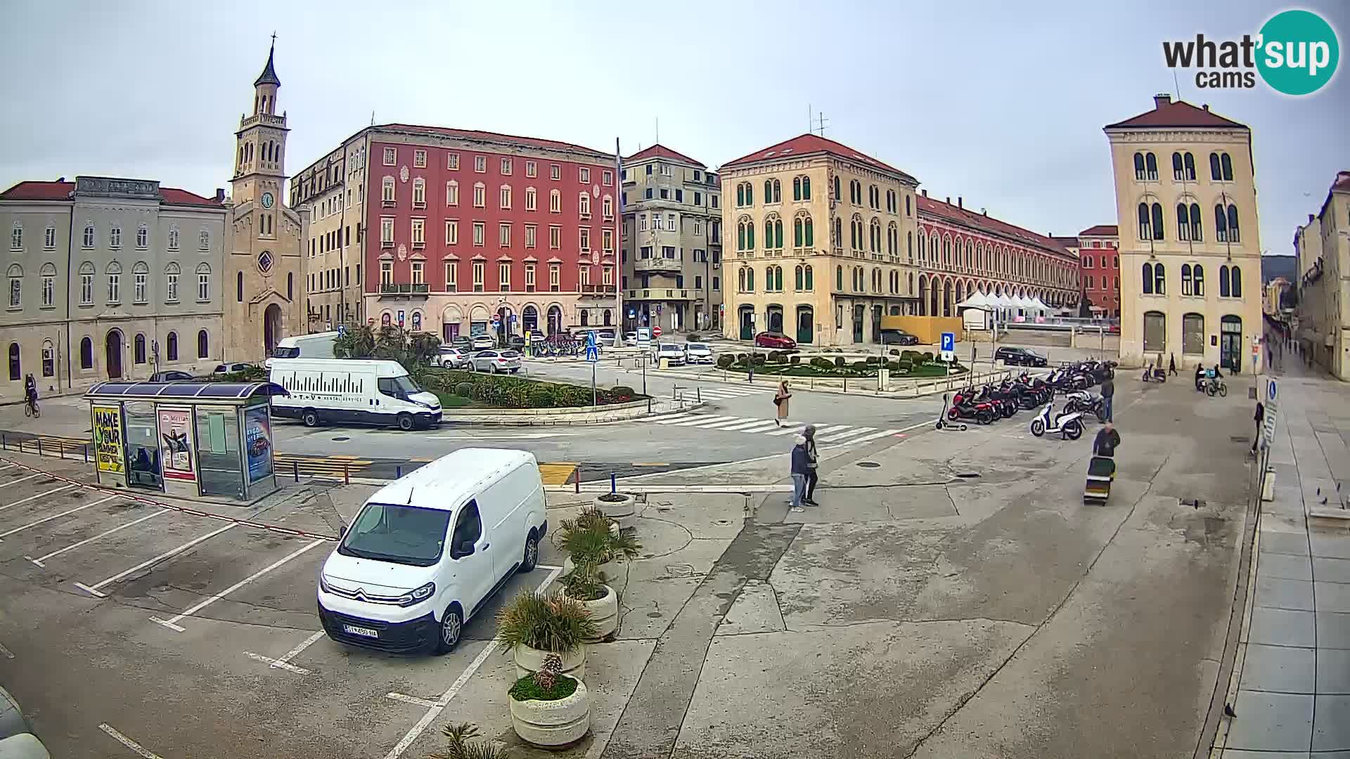 Webcam Split Riva – Prokurative | Trg Republike