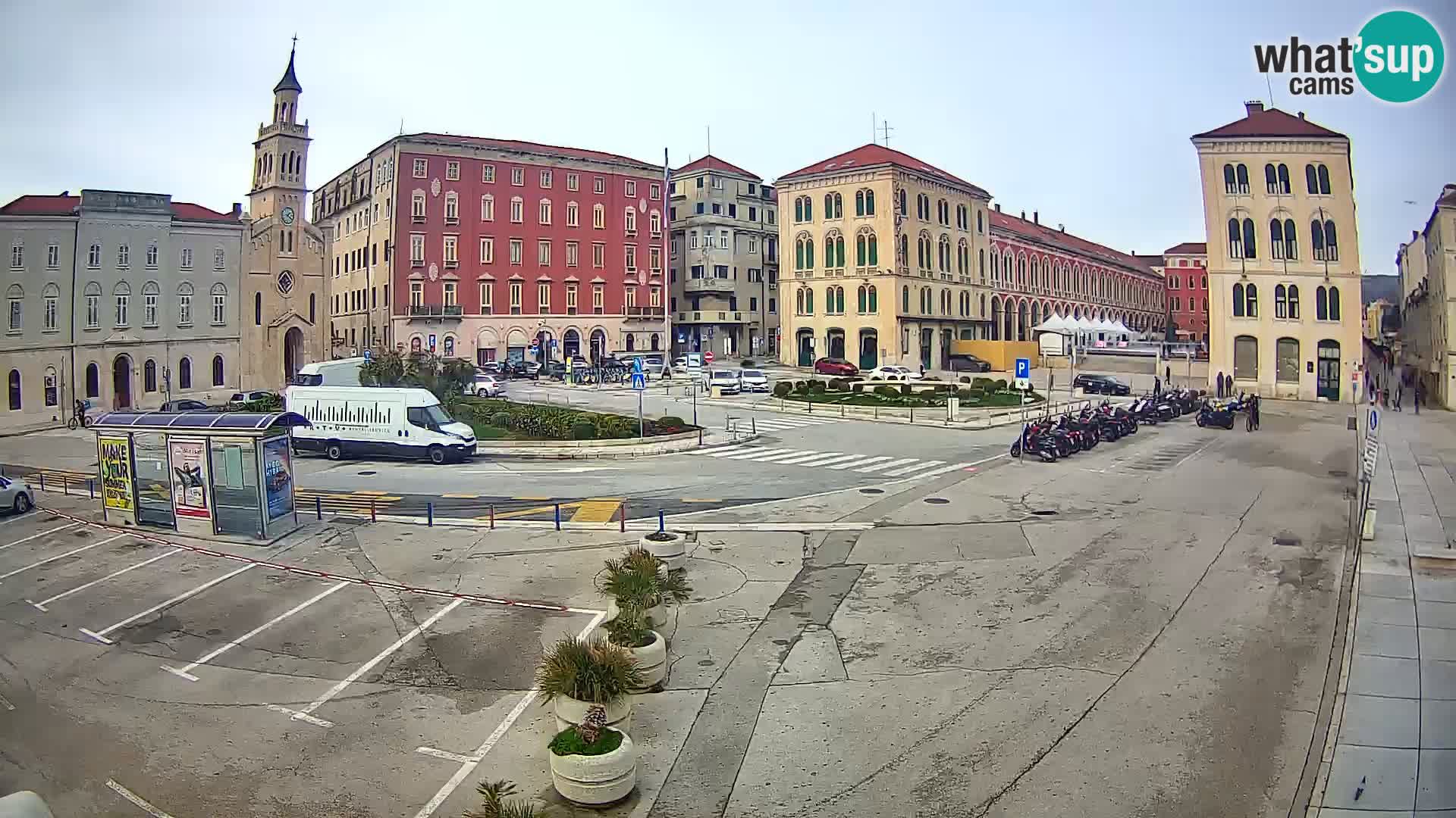 Webcam Spalato Riva – Prokurative | Piazza della Republika