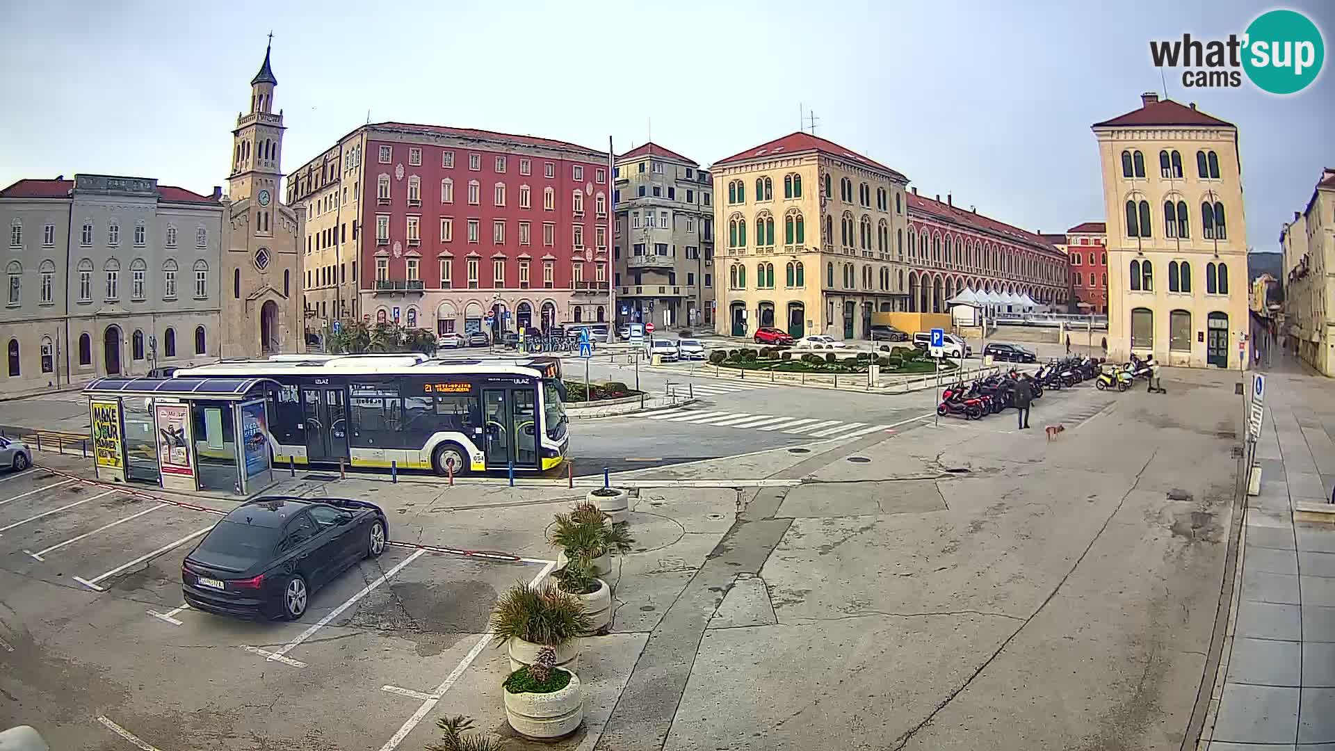 Webcam Split Riva – Prokurative | Trg Republike