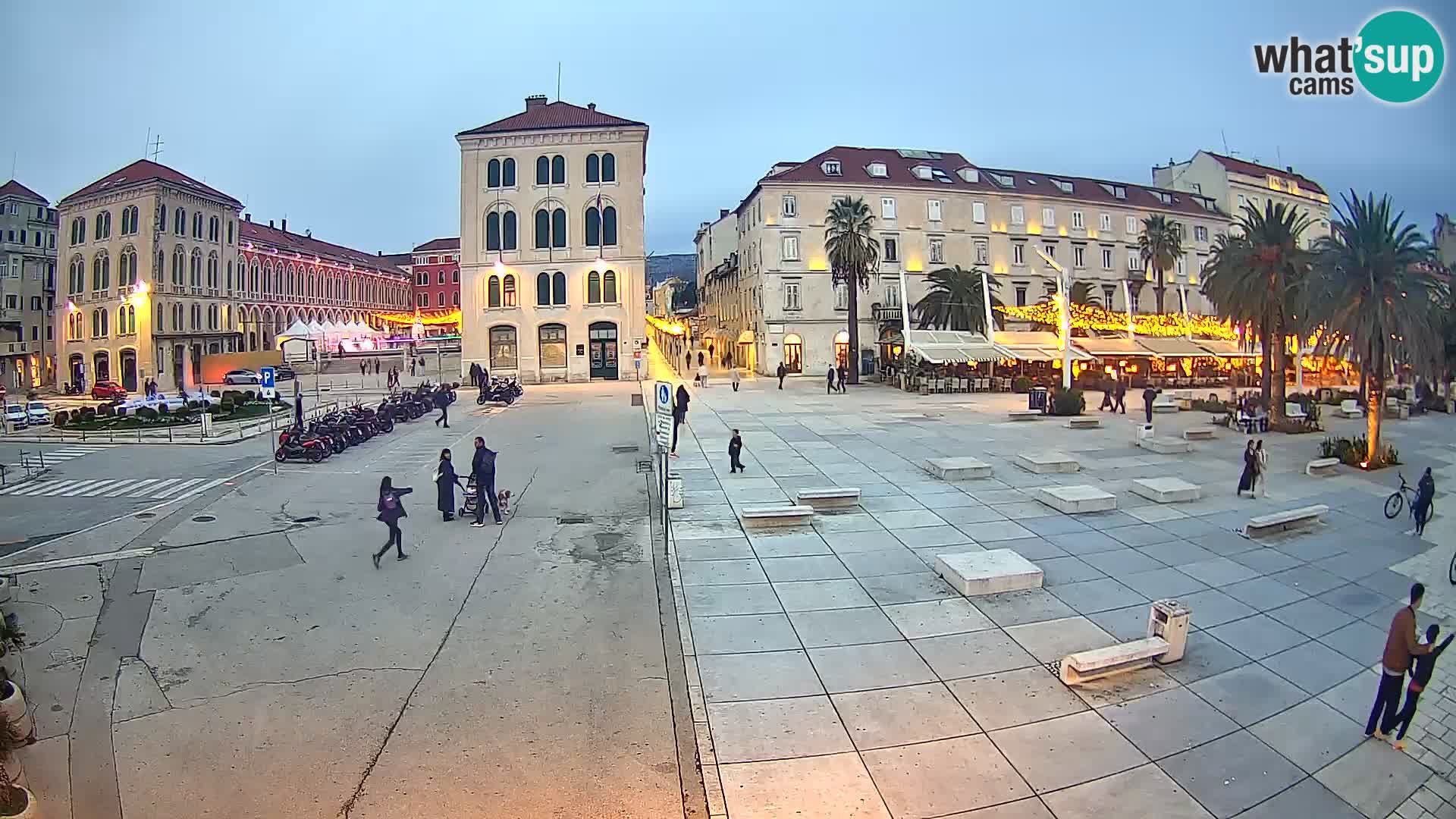 Webcam Spalato Riva – Prokurative | Piazza della Republika