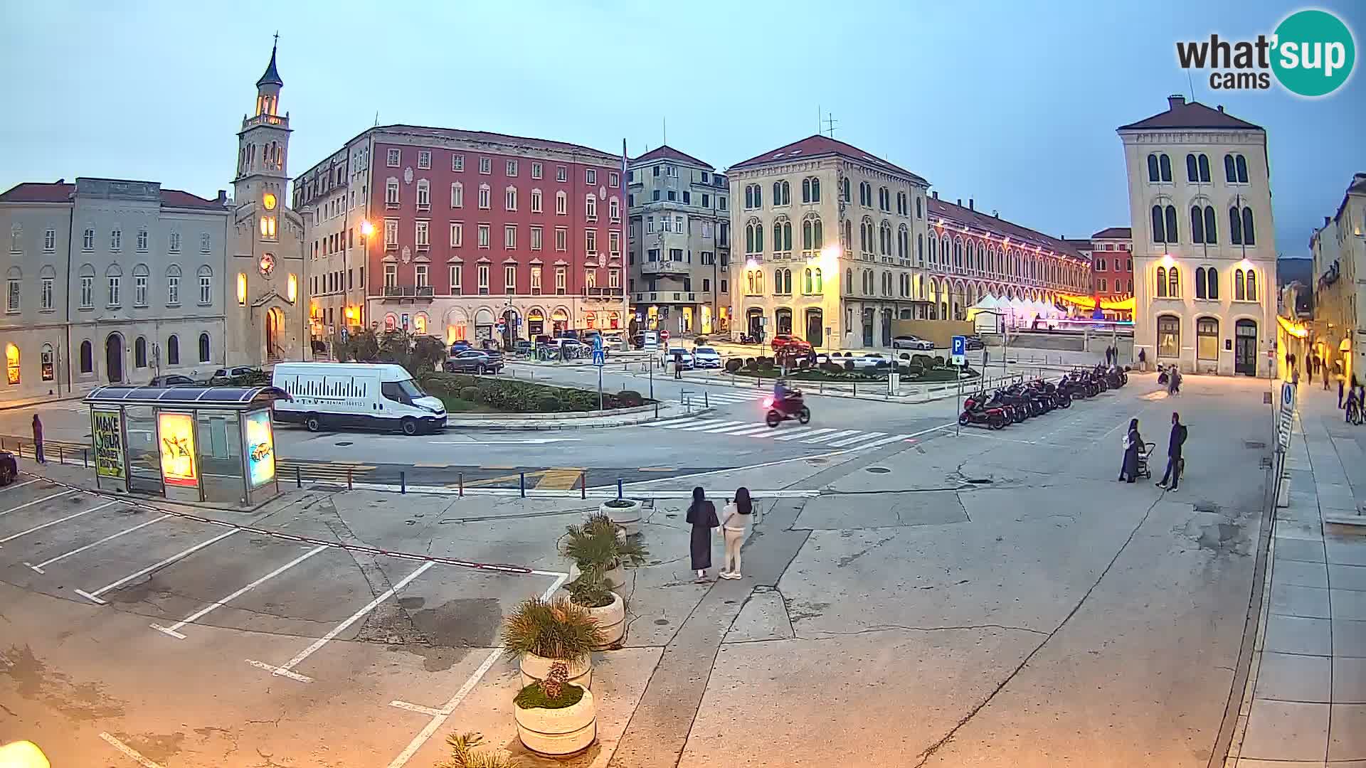 Webcam Spalato Riva – Prokurative | Piazza della Republika