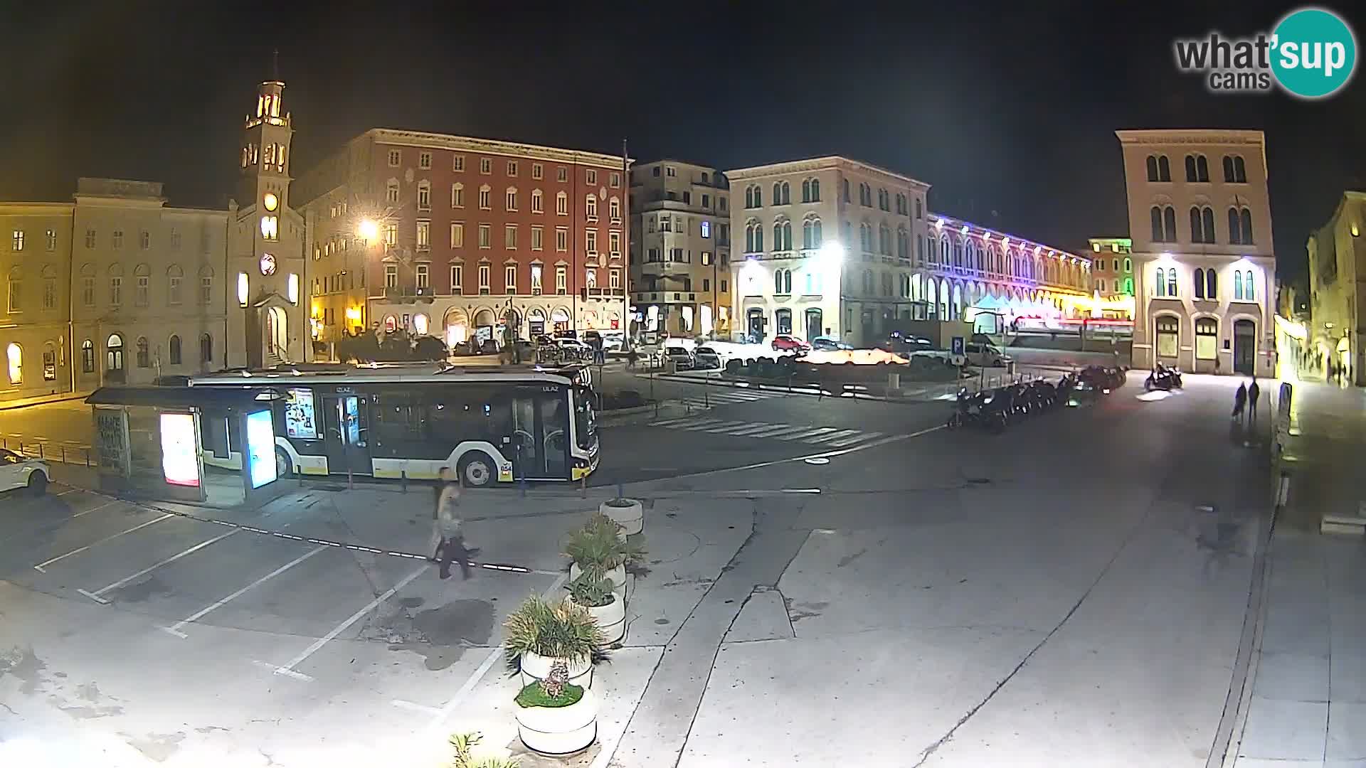 Webcam Split Riva – Prokurative | Trg Republike