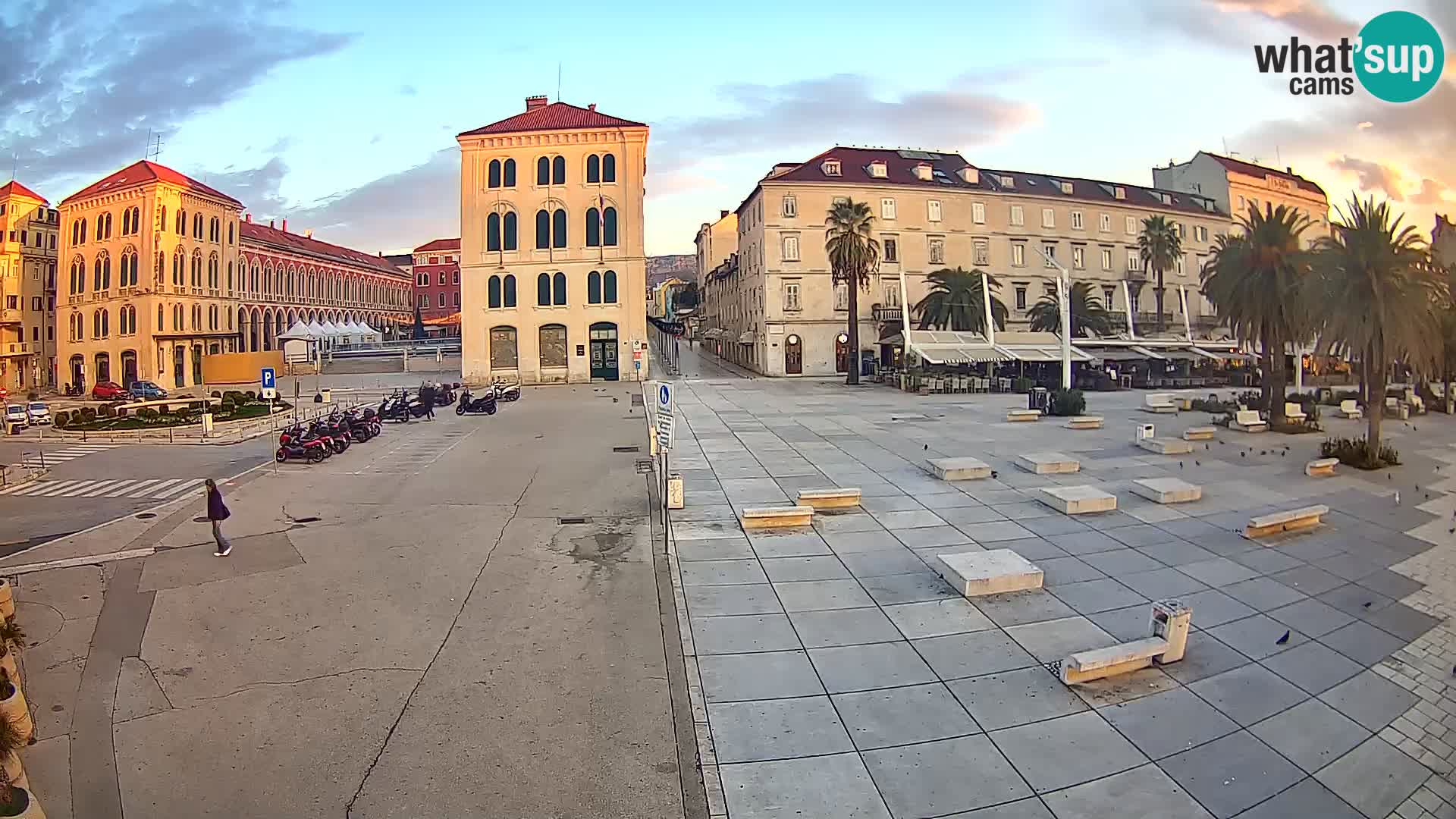 Webcam Spalato Riva – Prokurative | Piazza della Republika