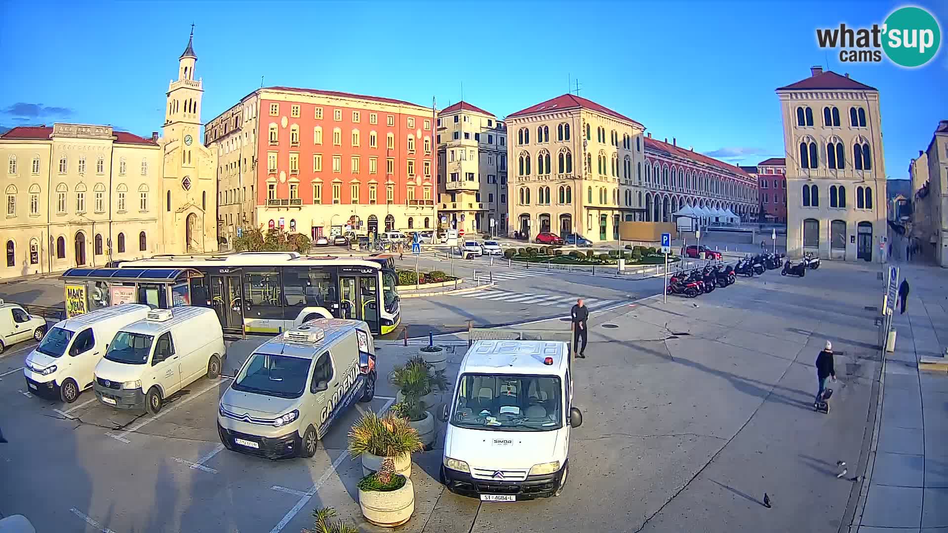 Webcam Spalato Riva – Prokurative | Piazza della Republika