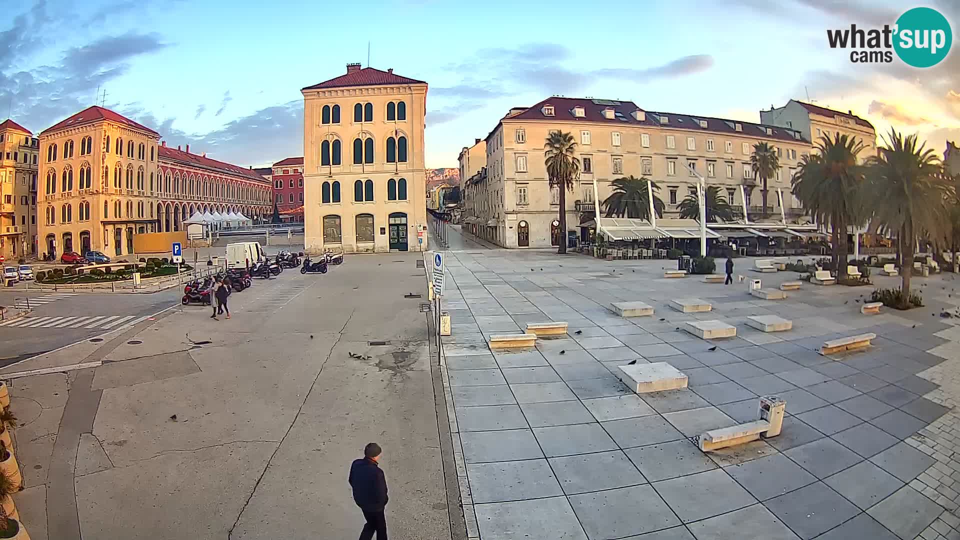 Webcam Spalato Riva – Prokurative | Piazza della Republika