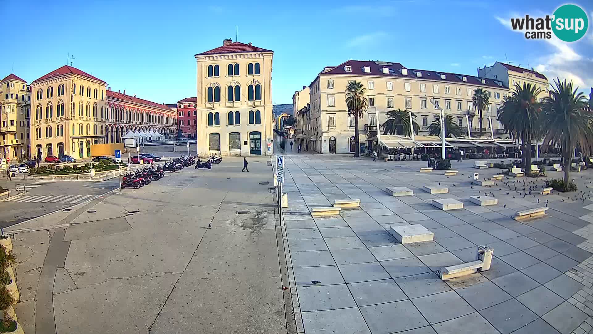 Webcam Spalato Riva – Prokurative | Piazza della Republika