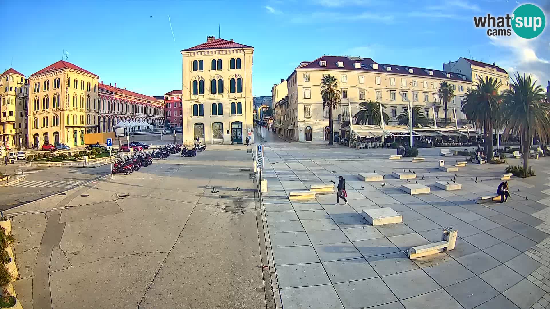 Webcam Spalato Riva – Prokurative | Piazza della Republika