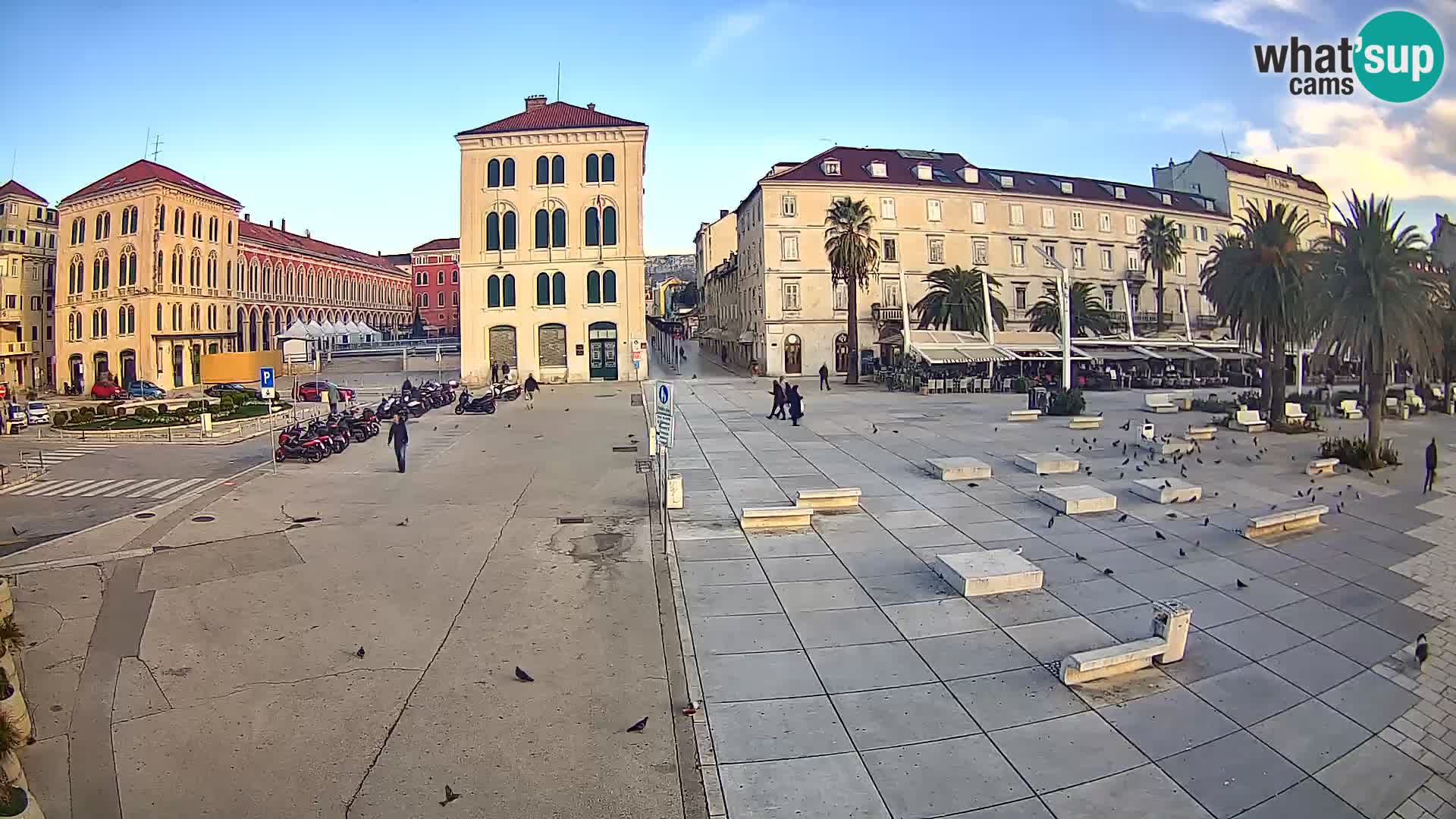 Webcam Split Riva – Prokurative | Trg Republike