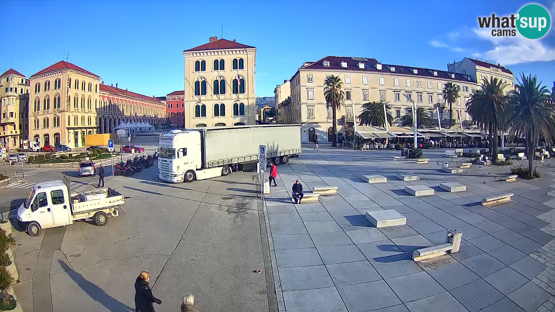 Webcam Spalato Riva – Prokurative | Piazza della Republika