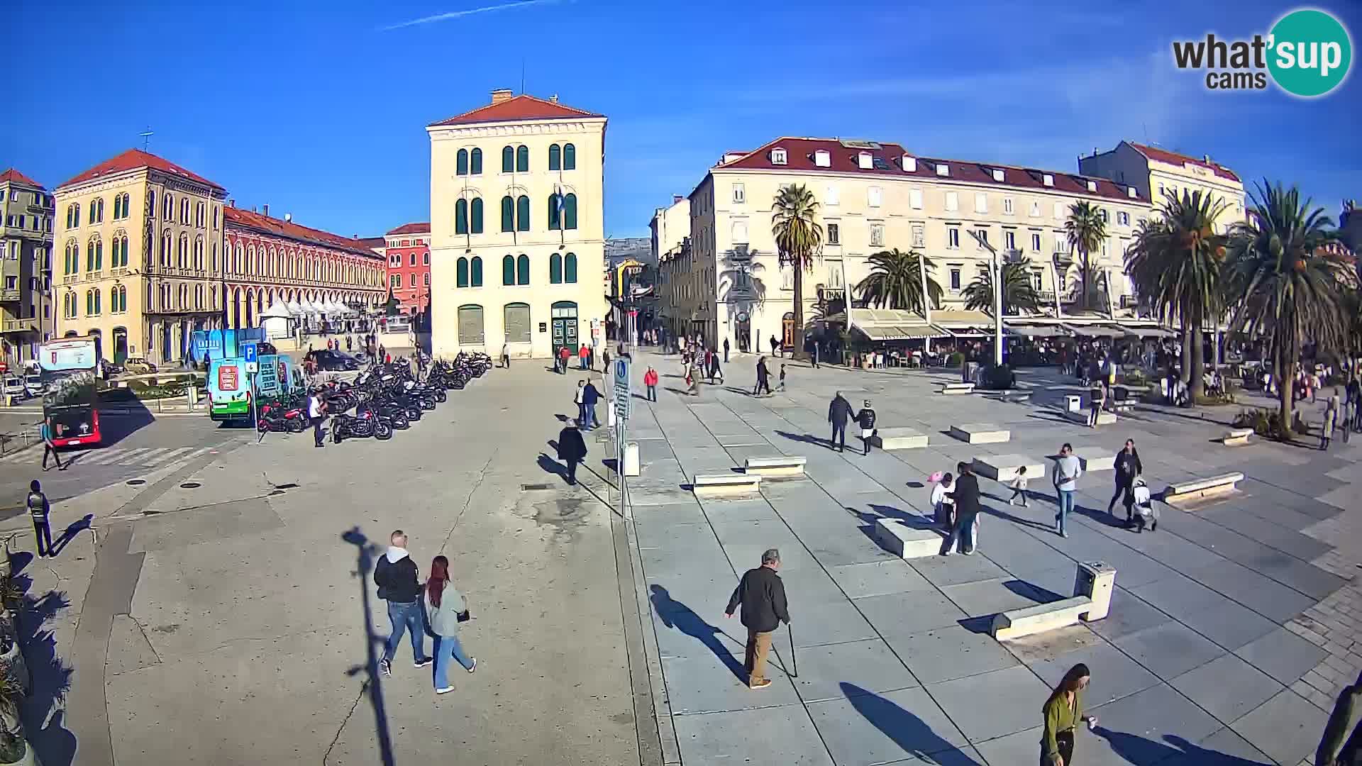 Webcam Spalato Riva – Prokurative | Piazza della Republika