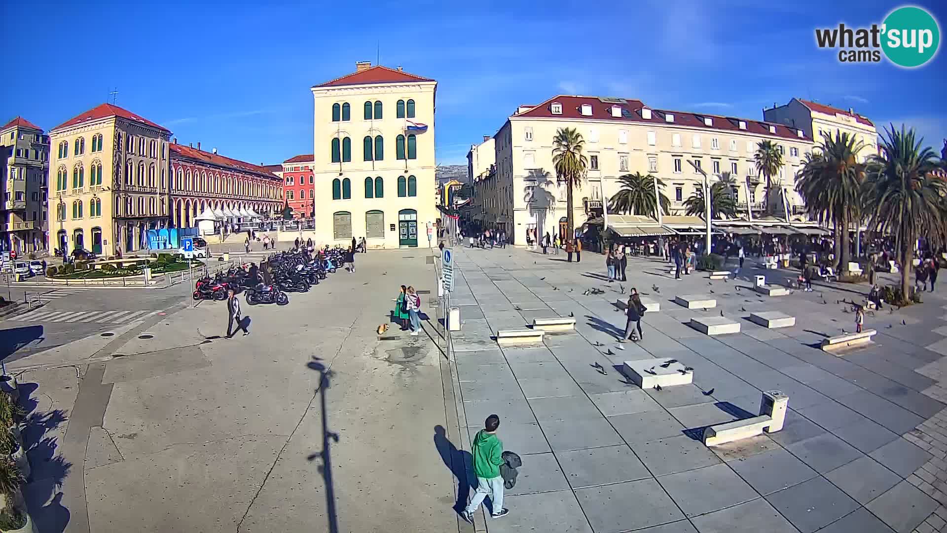Webcam Spalato Riva – Prokurative | Piazza della Republika