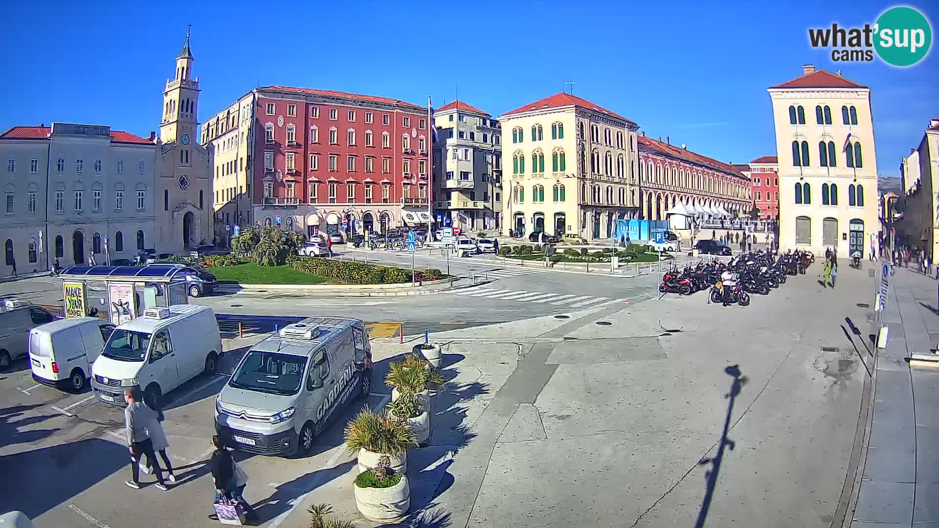 Webcam Split Riva – Prokurative | Trg Republike