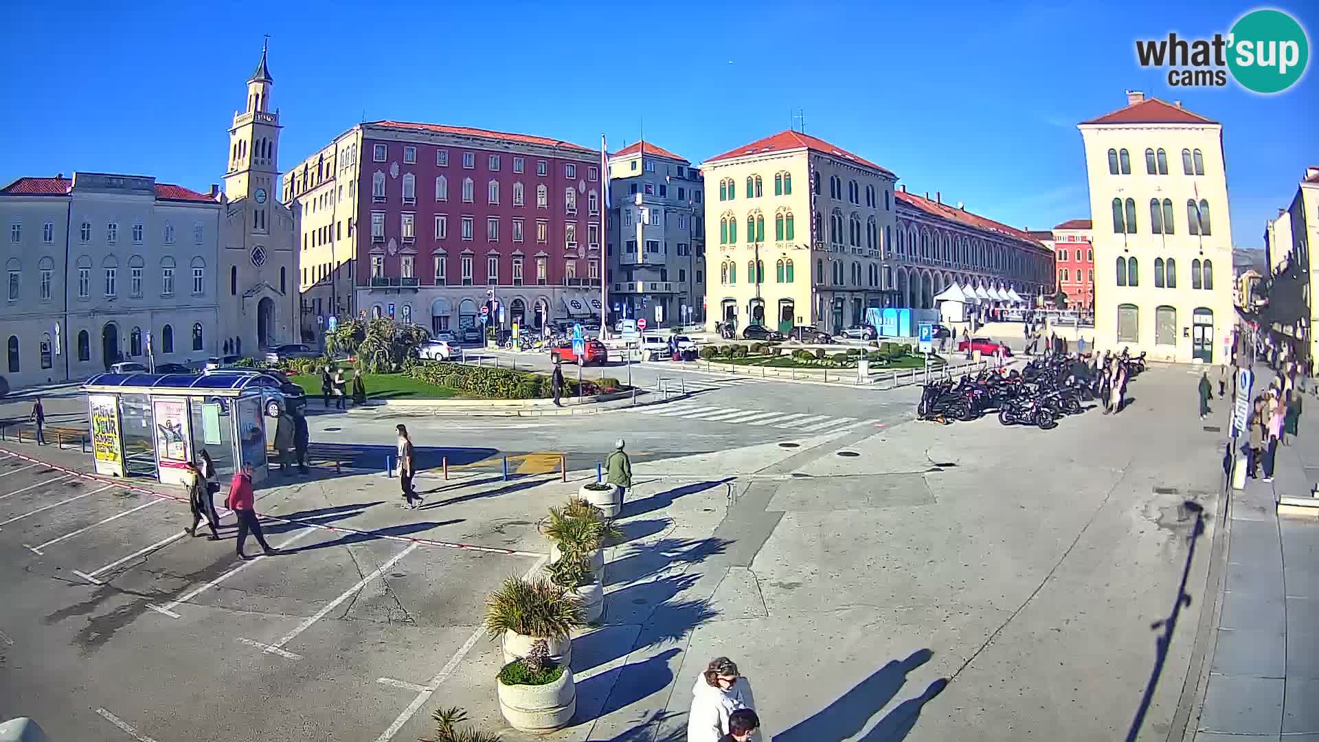 Webcam Spalato Riva – Prokurative | Piazza della Republika