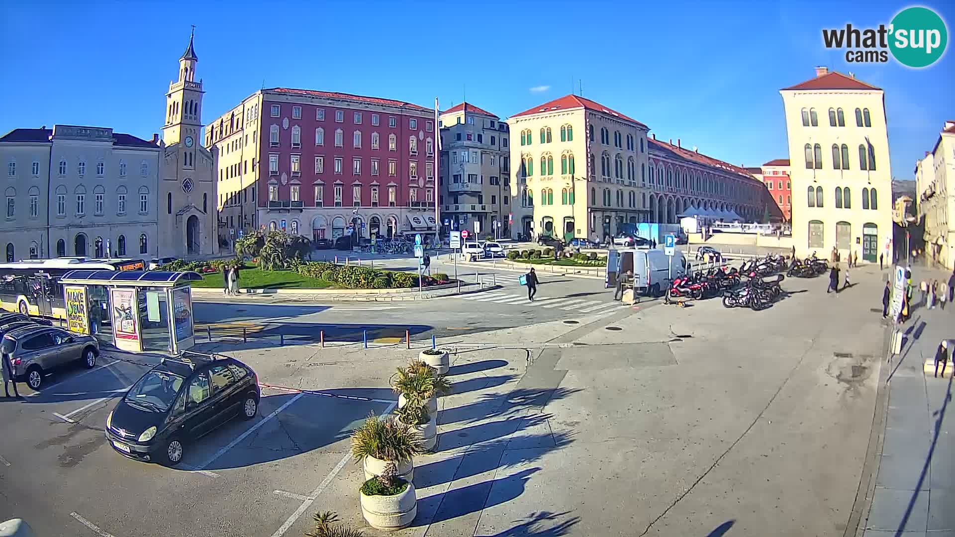 Webcam Split Riva – Prokurative | Trg Republike