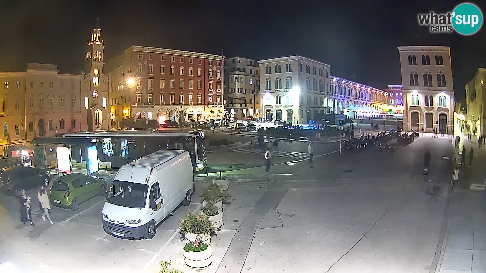 Webcam Split Riva – Prokurative | Trg Republike