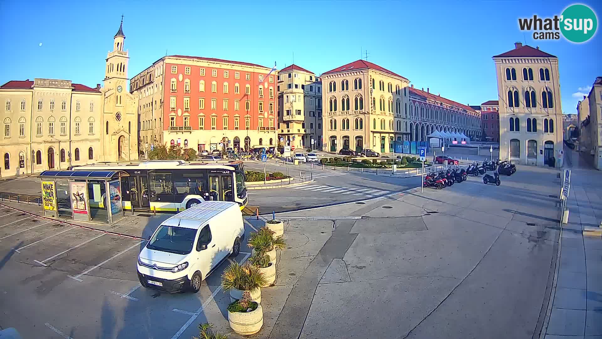 Live kamera Split Riva – Prokurative | Trg Republike