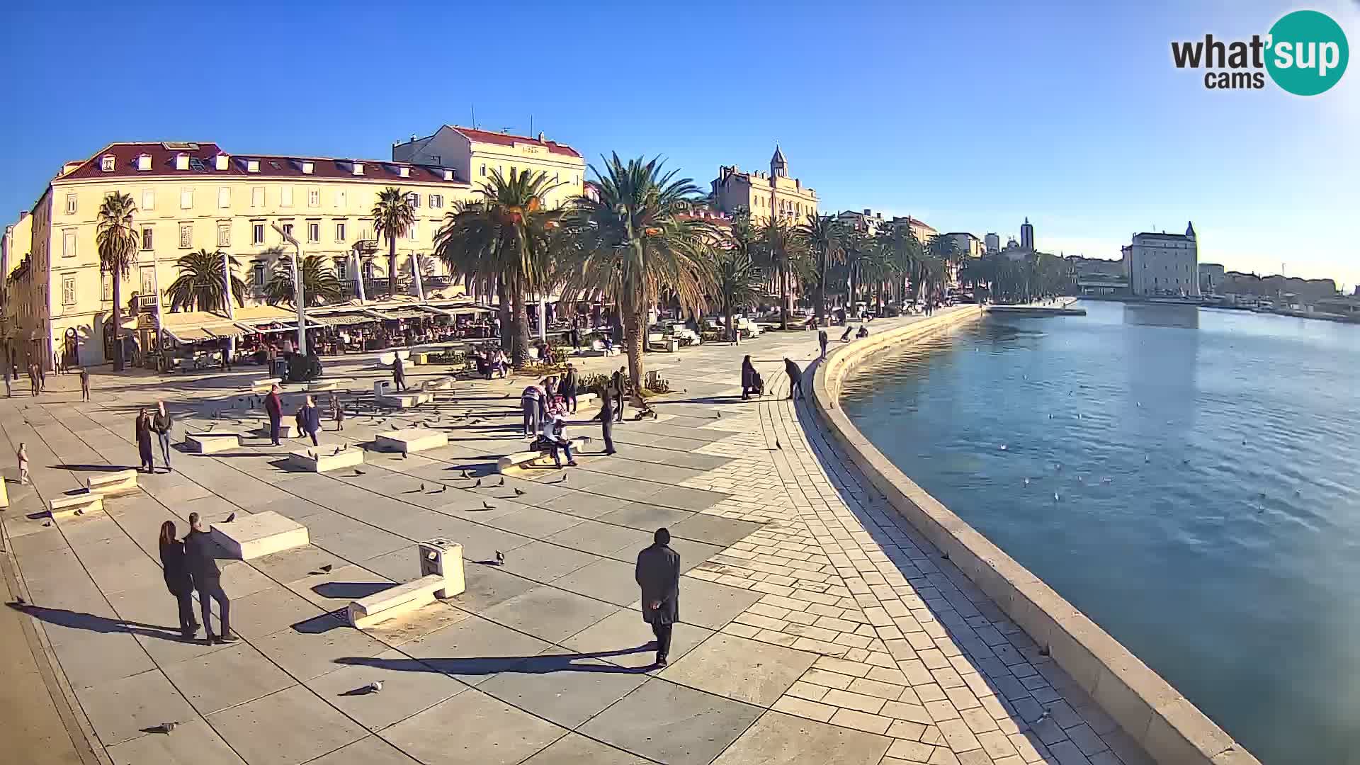 Webcam Spalato Riva – Prokurative | Piazza della Republika