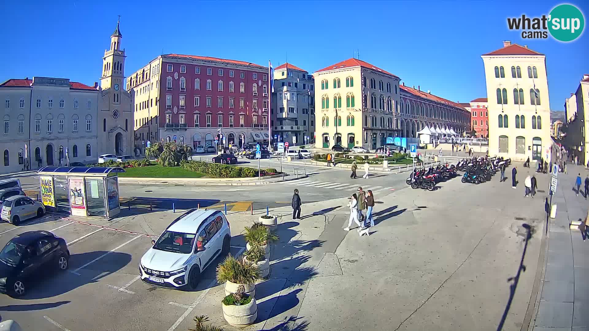 Webcam Split Riva – Prokurative | Trg Republike