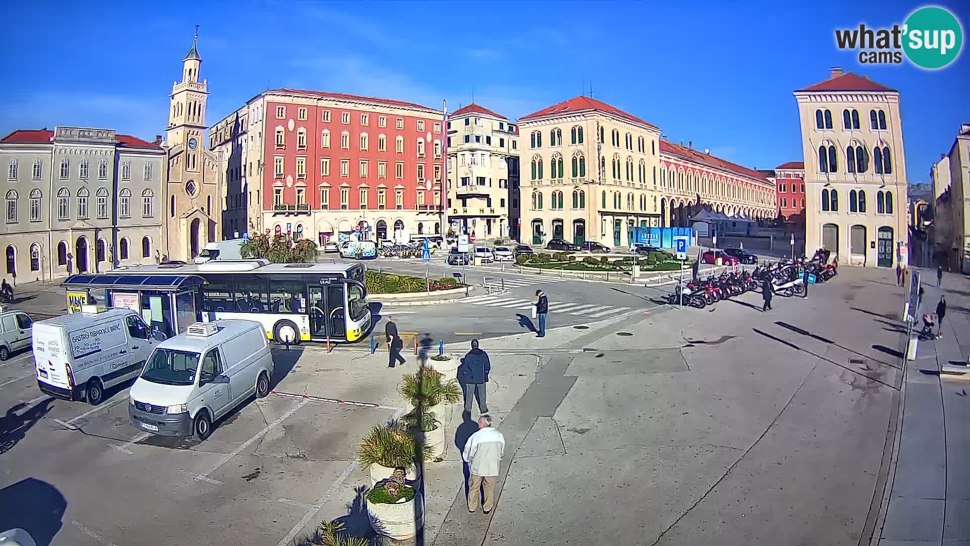 Webcam Split Riva – Prokurative | Trg Republike