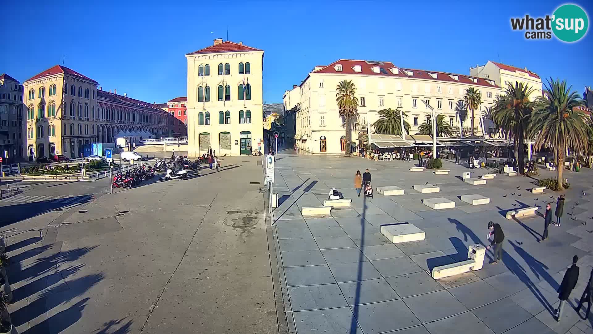 Webcam Split Riva – Prokurative | Trg Republike