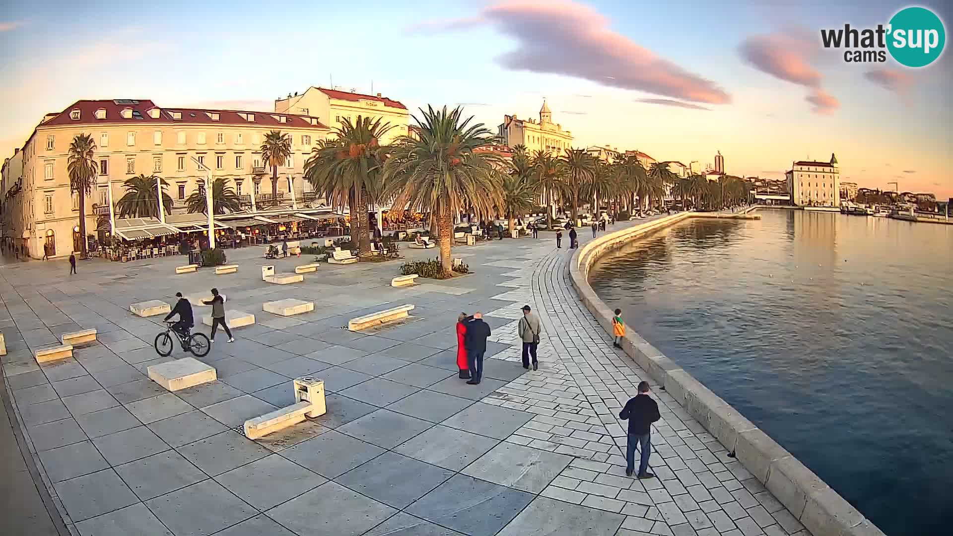 Webcam Split Riva – Prokurative | Trg Republike