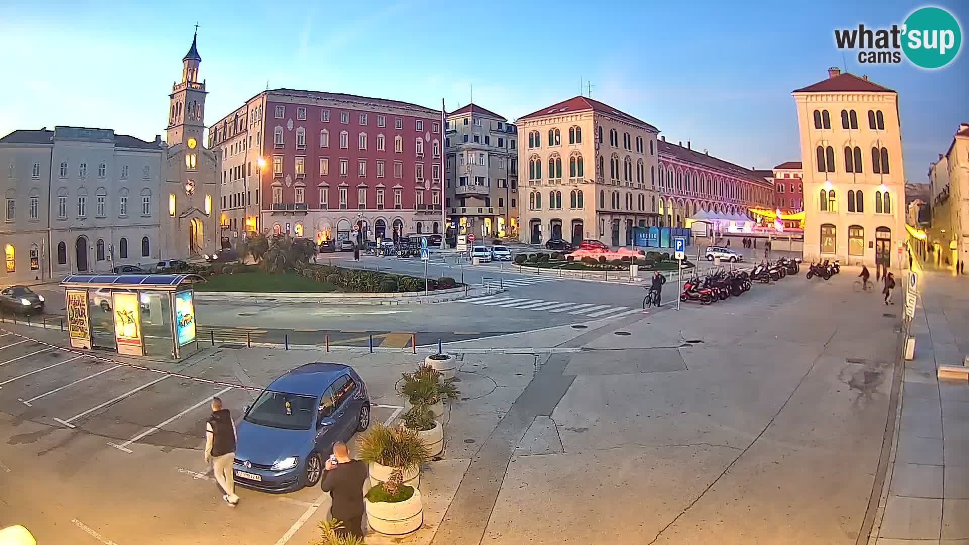 Webcam Spalato Riva – Prokurative | Piazza della Republika