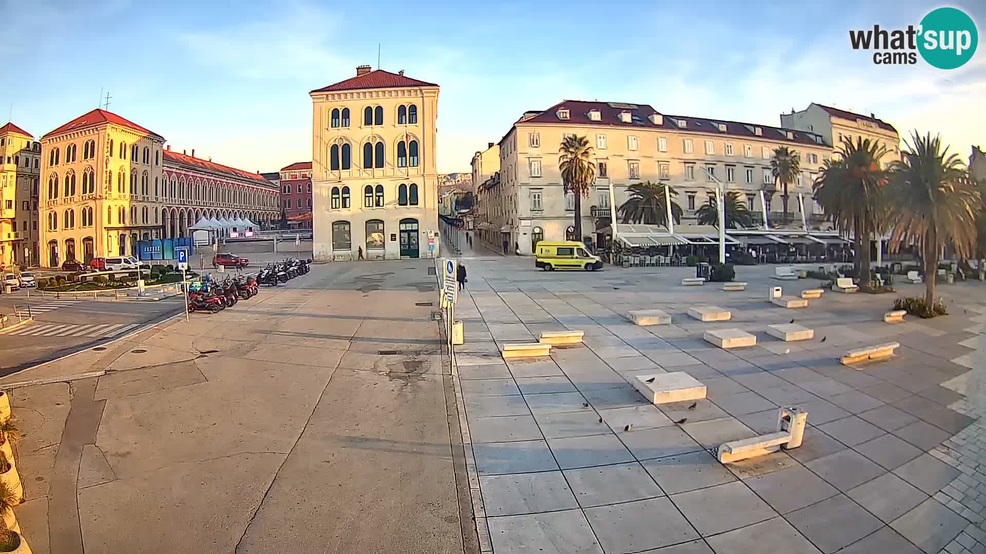 Webcam Spalato Riva – Prokurative | Piazza della Republika