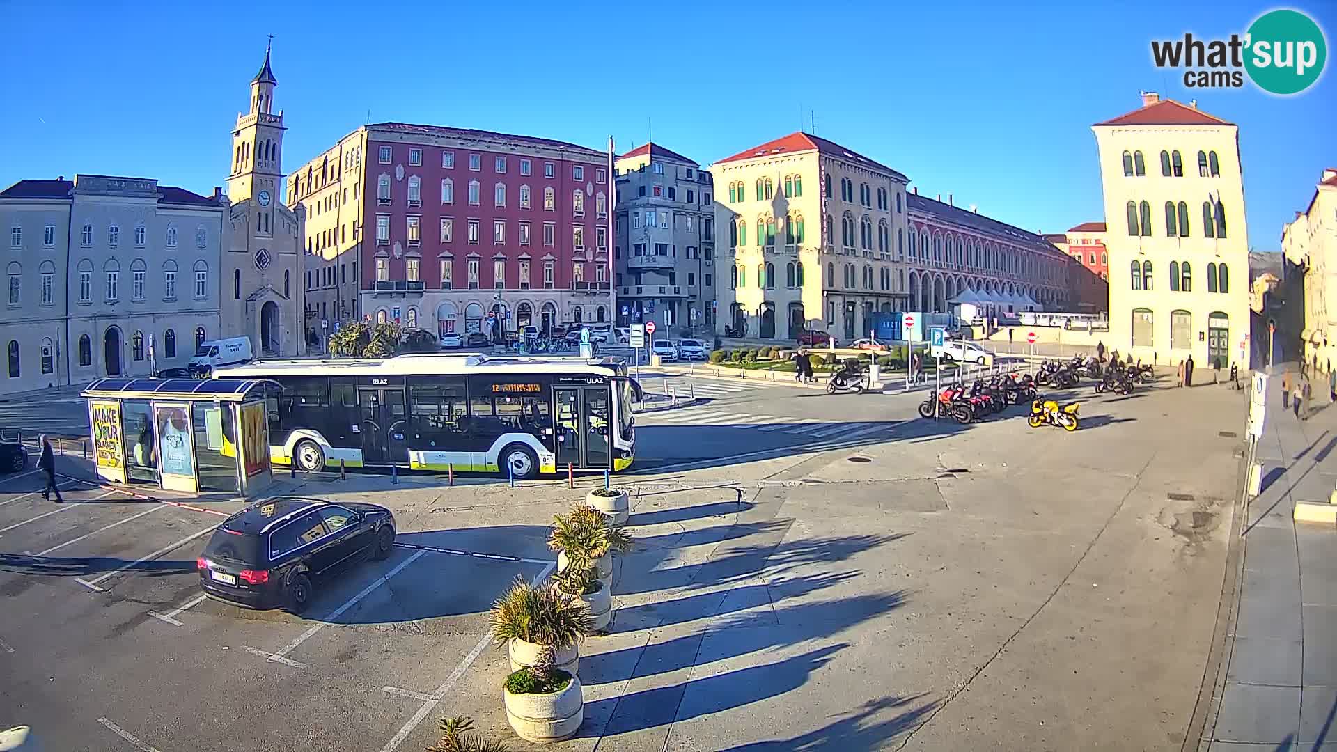 Webcam Spalato Riva – Prokurative | Piazza della Republika