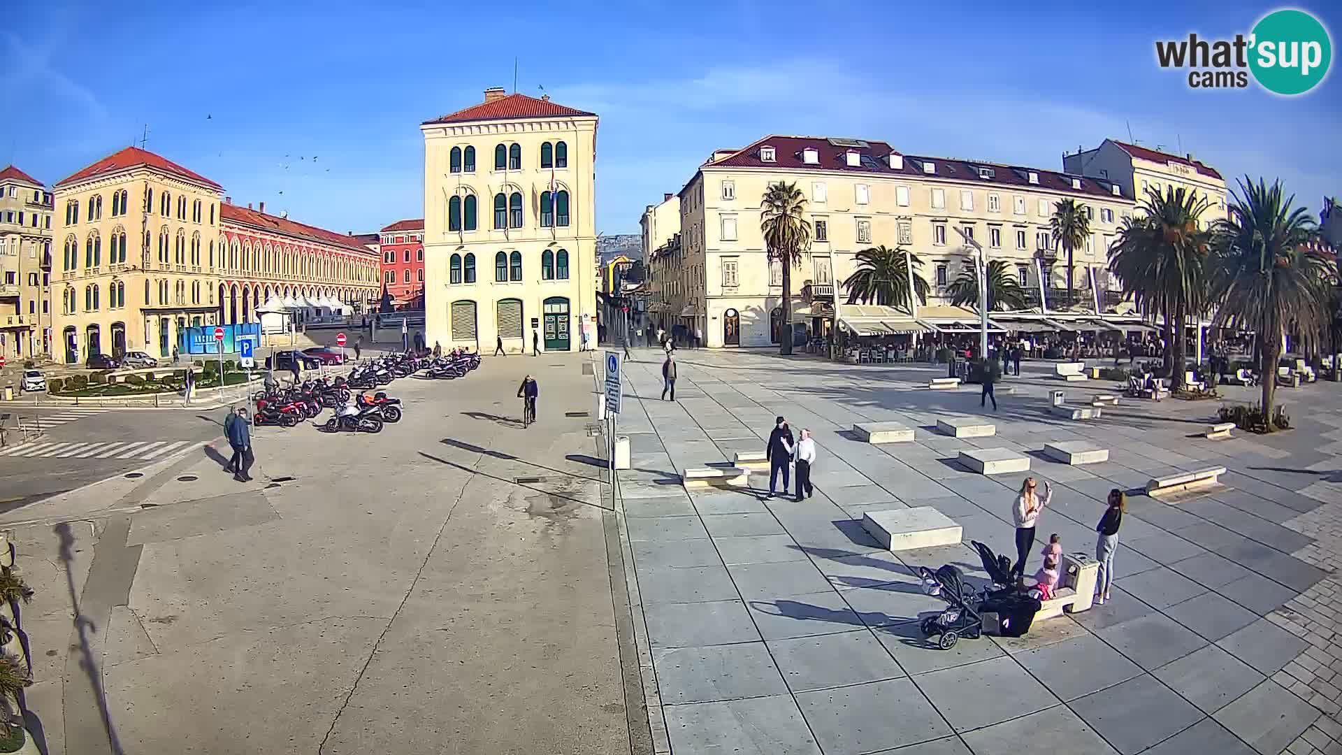 Webcam Split Riva – Prokurative | Trg Republike