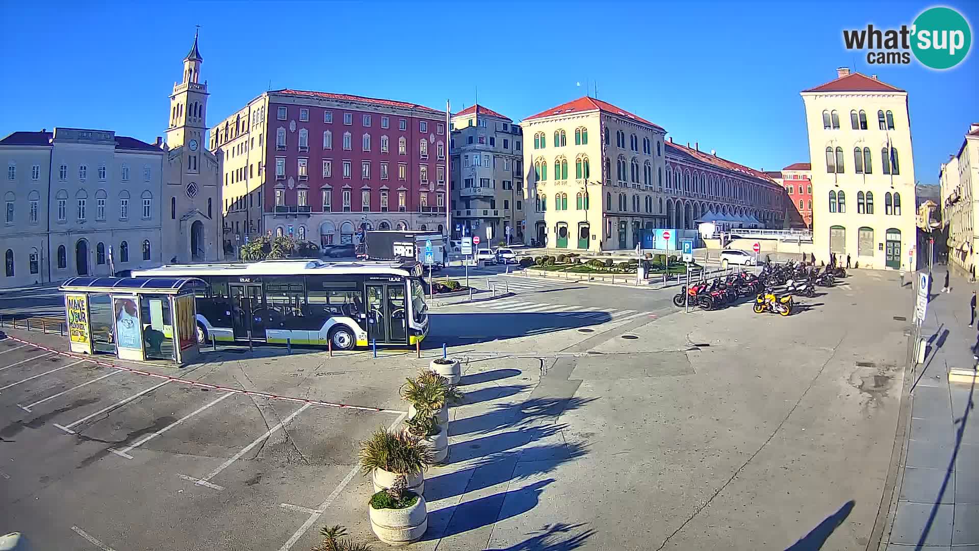 Webcam Split Riva – Prokurative | Trg Republike