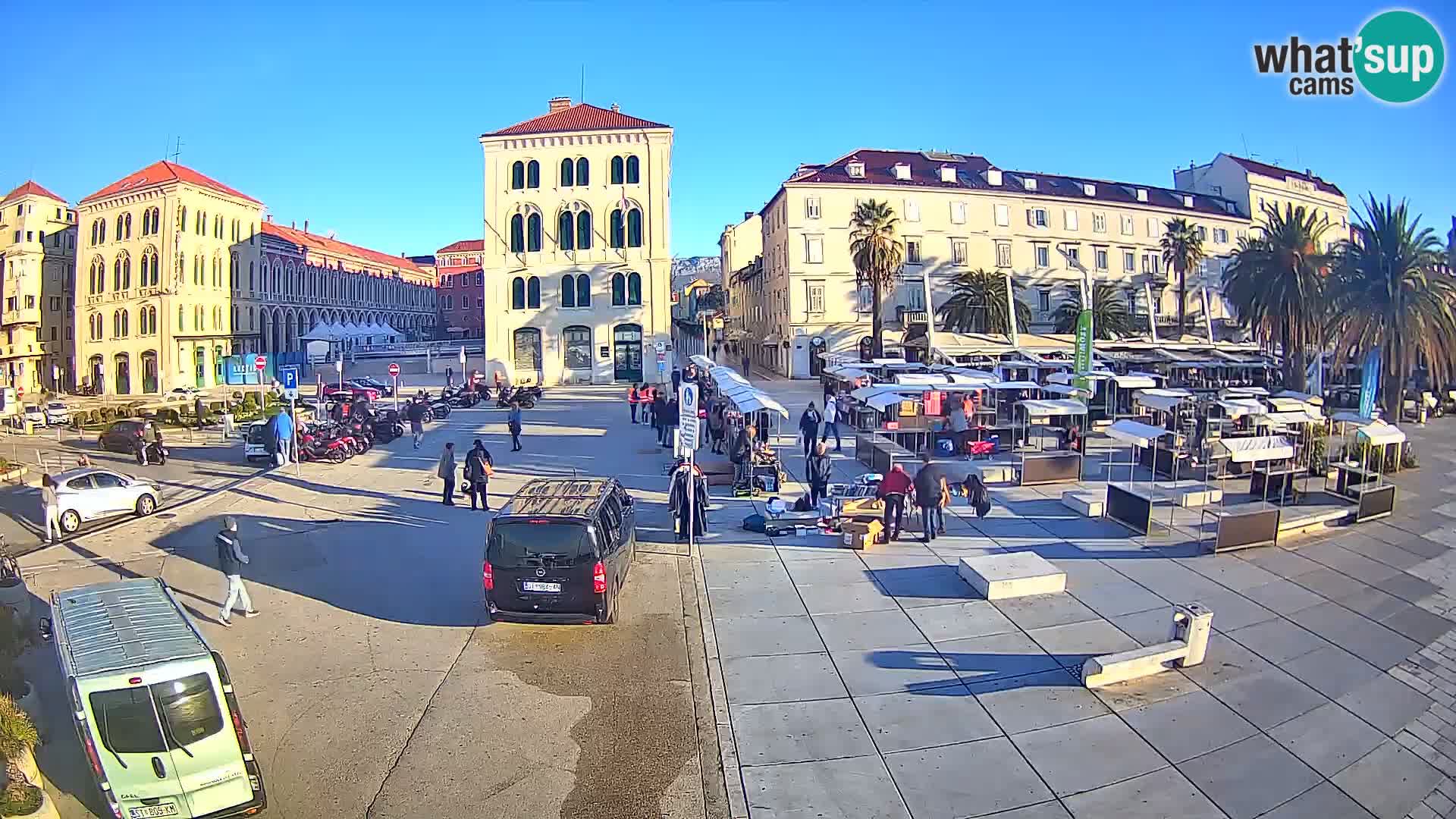 Webcam Split Riva – Prokurative | Trg Republike