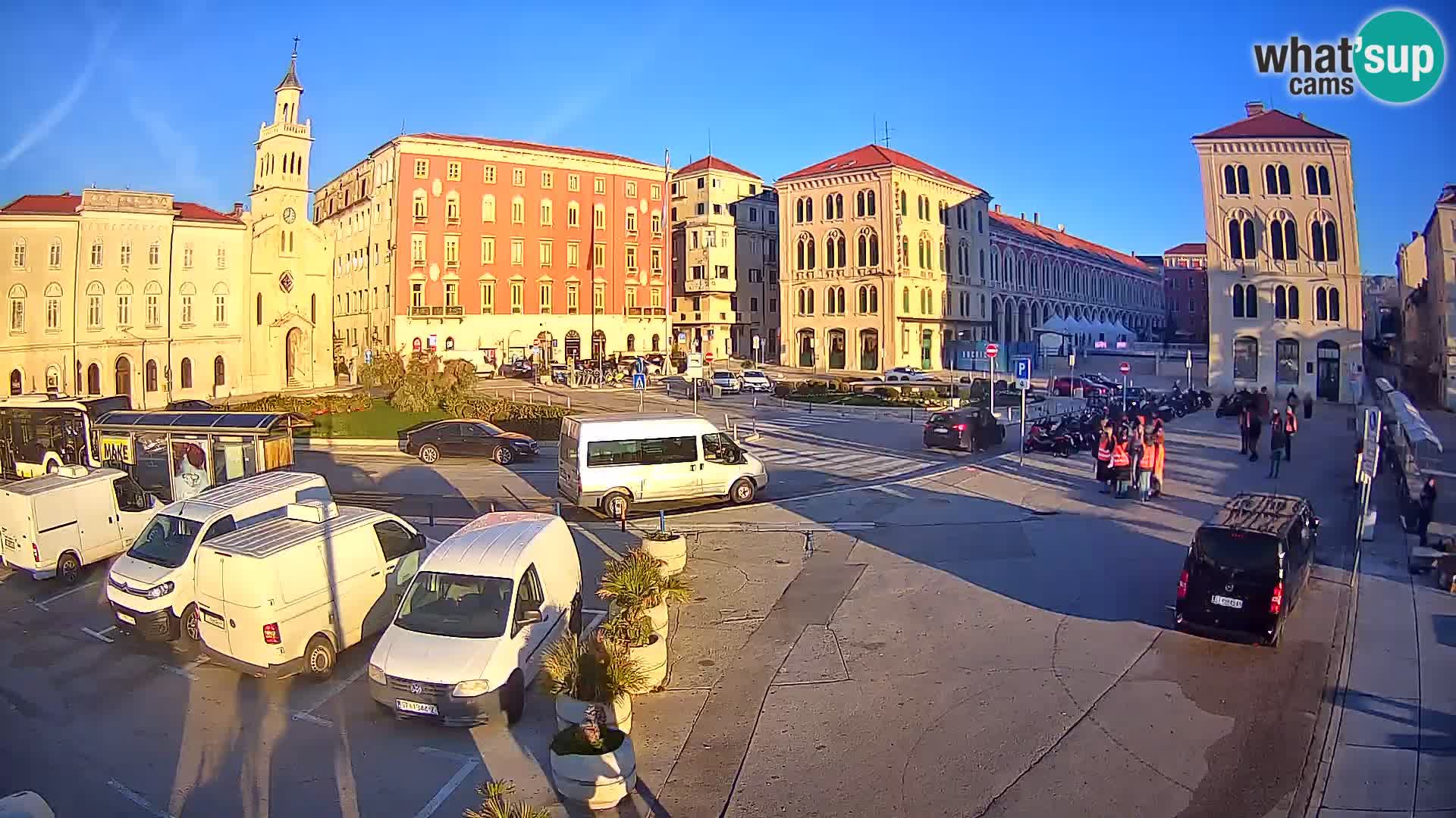 Webcam Spalato Riva – Prokurative | Piazza della Republika