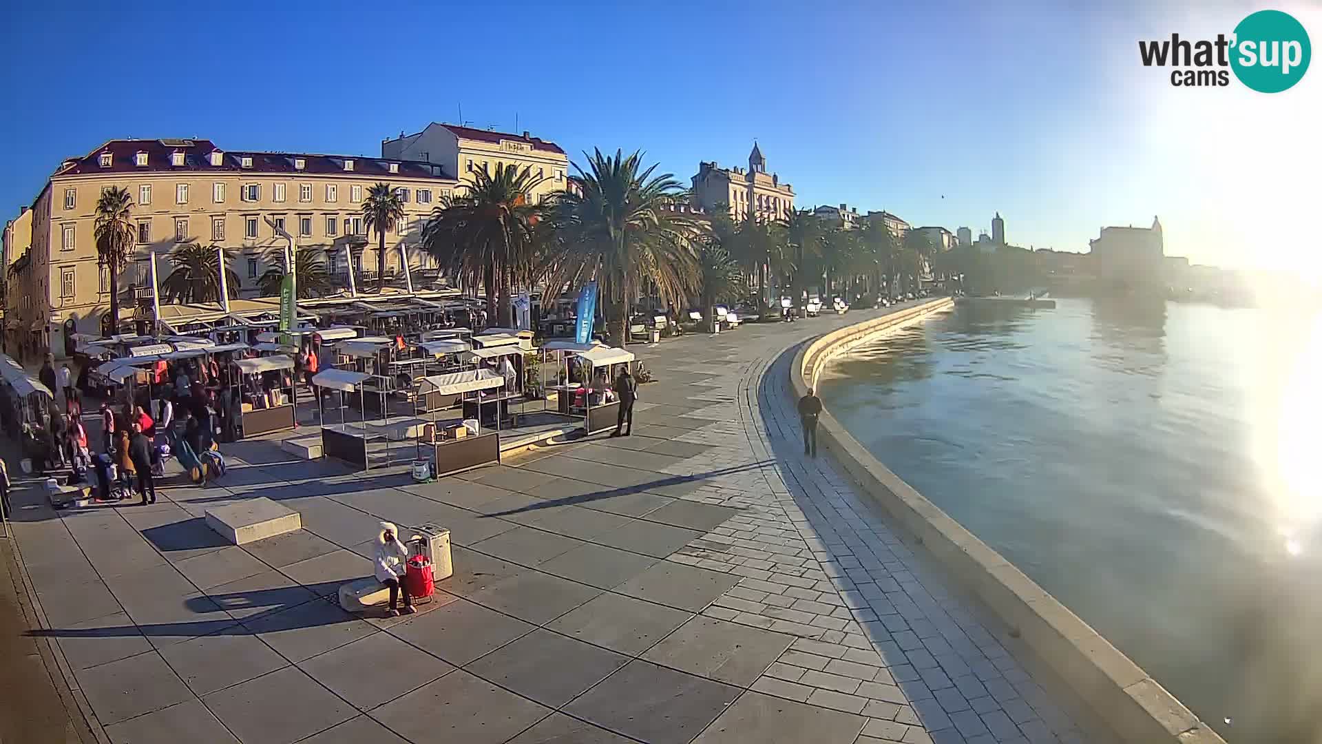 Webcam Split Riva – Prokurative | Trg Republike