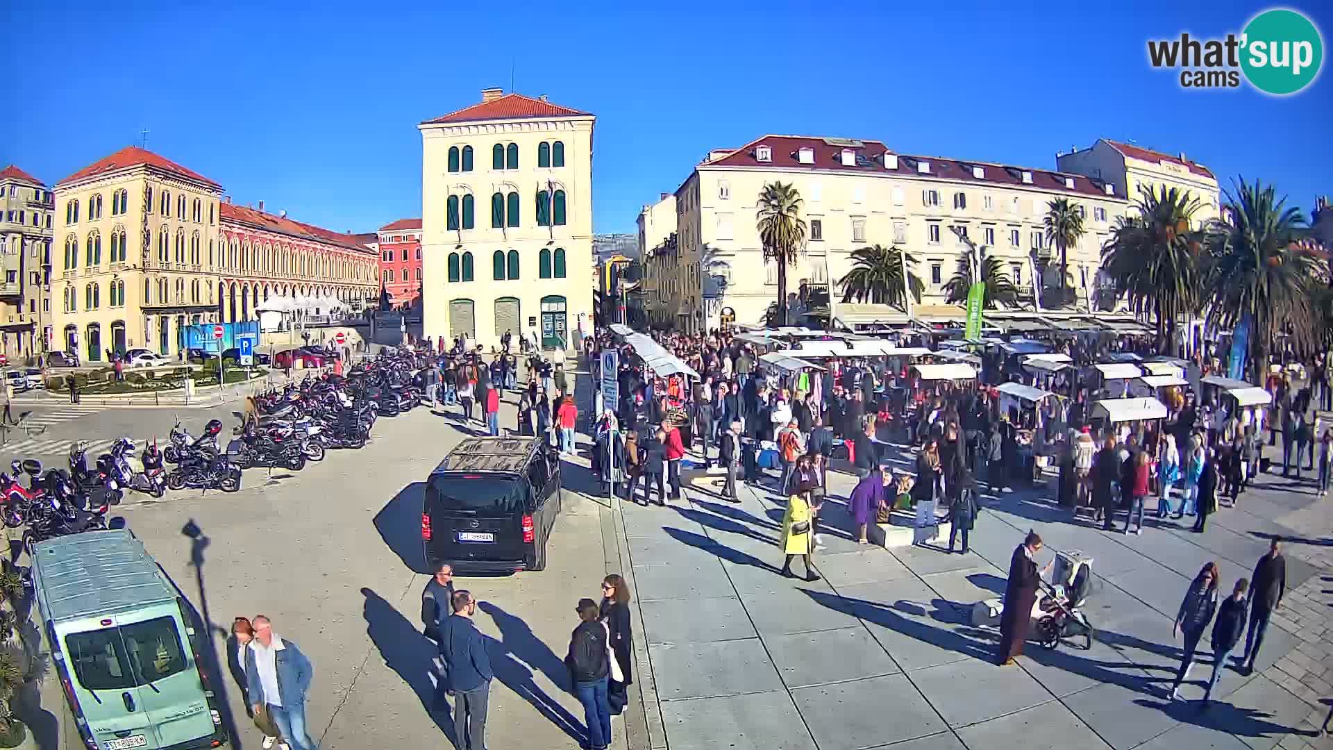 Webcam Spalato Riva – Prokurative | Piazza della Republika