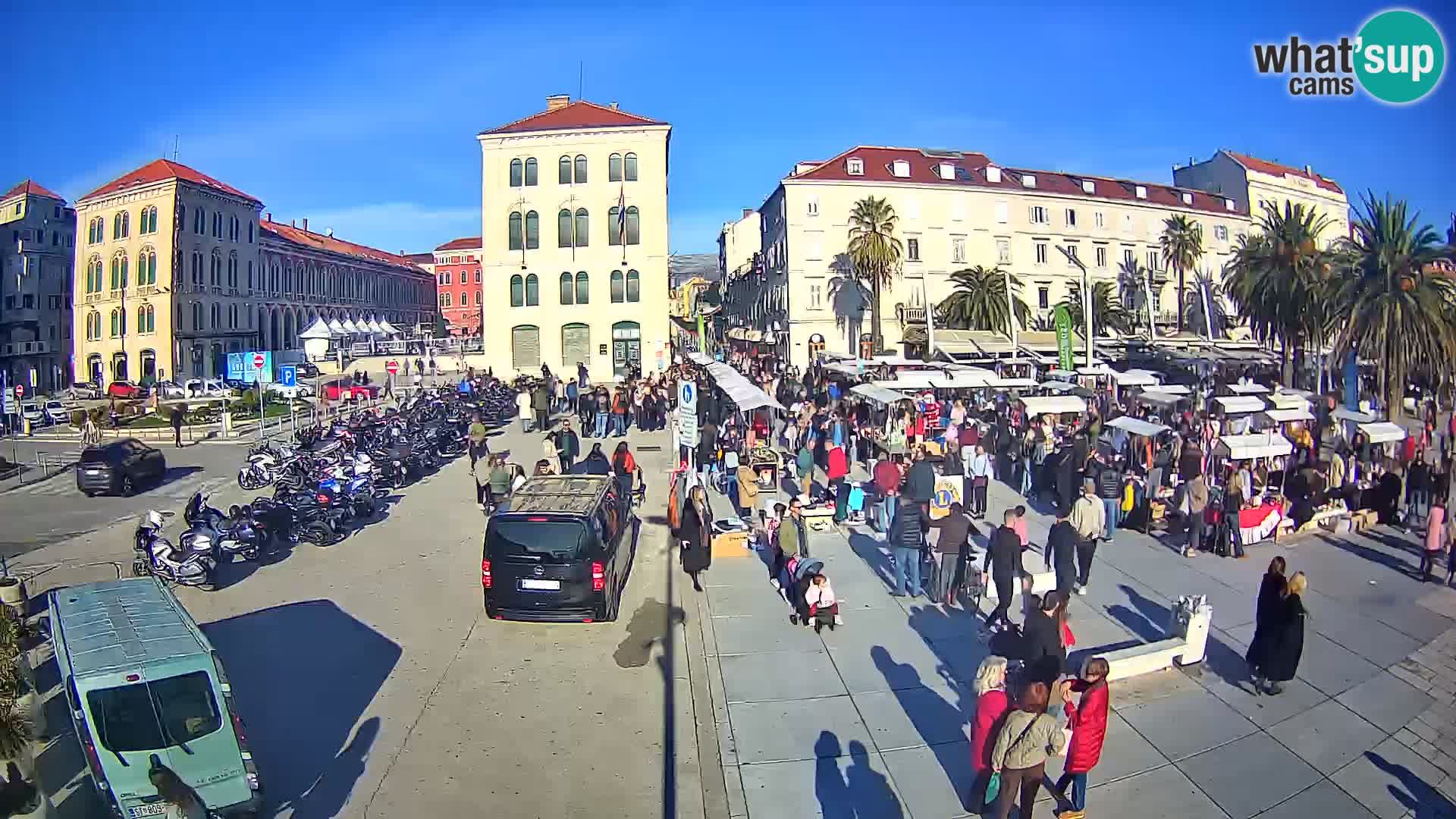 Webcam Split Riva – Prokurative | Plaza de la República
