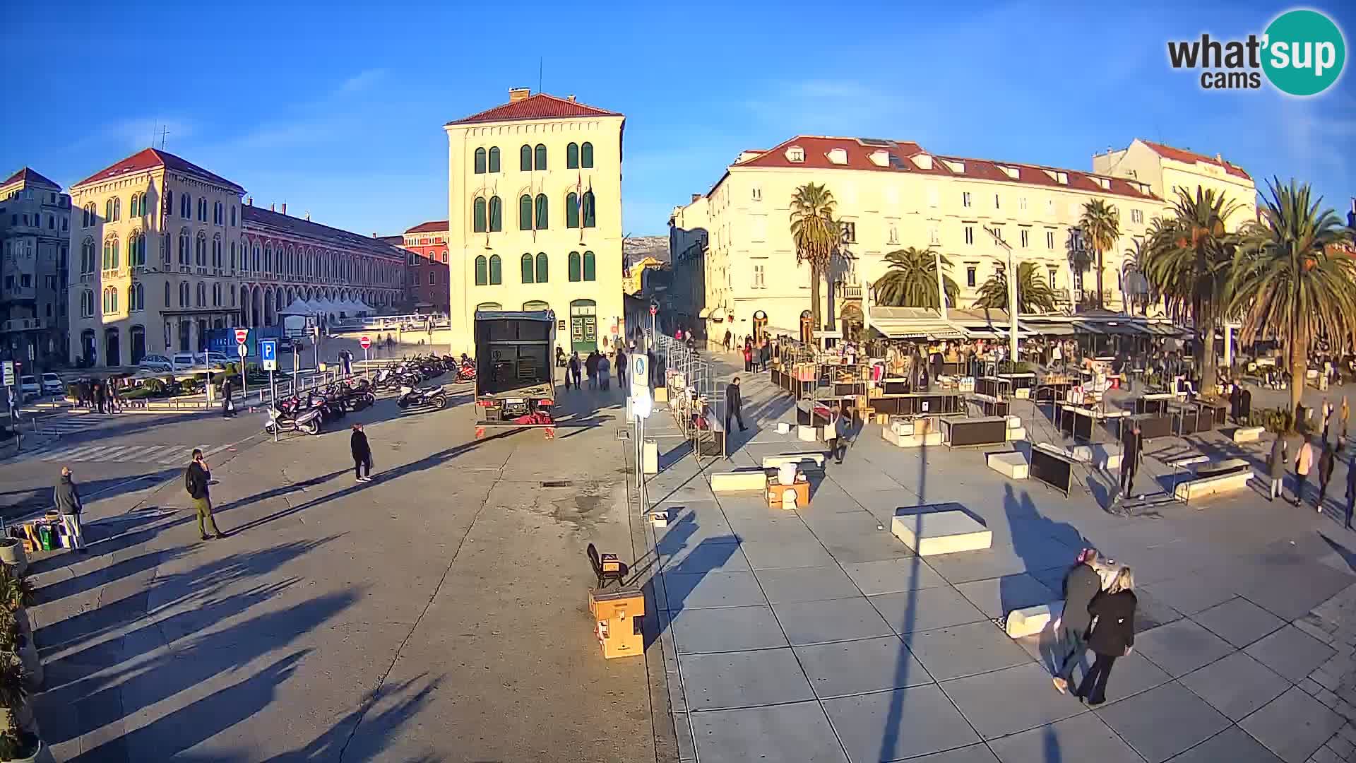 Webcam Spalato Riva – Prokurative | Piazza della Republika