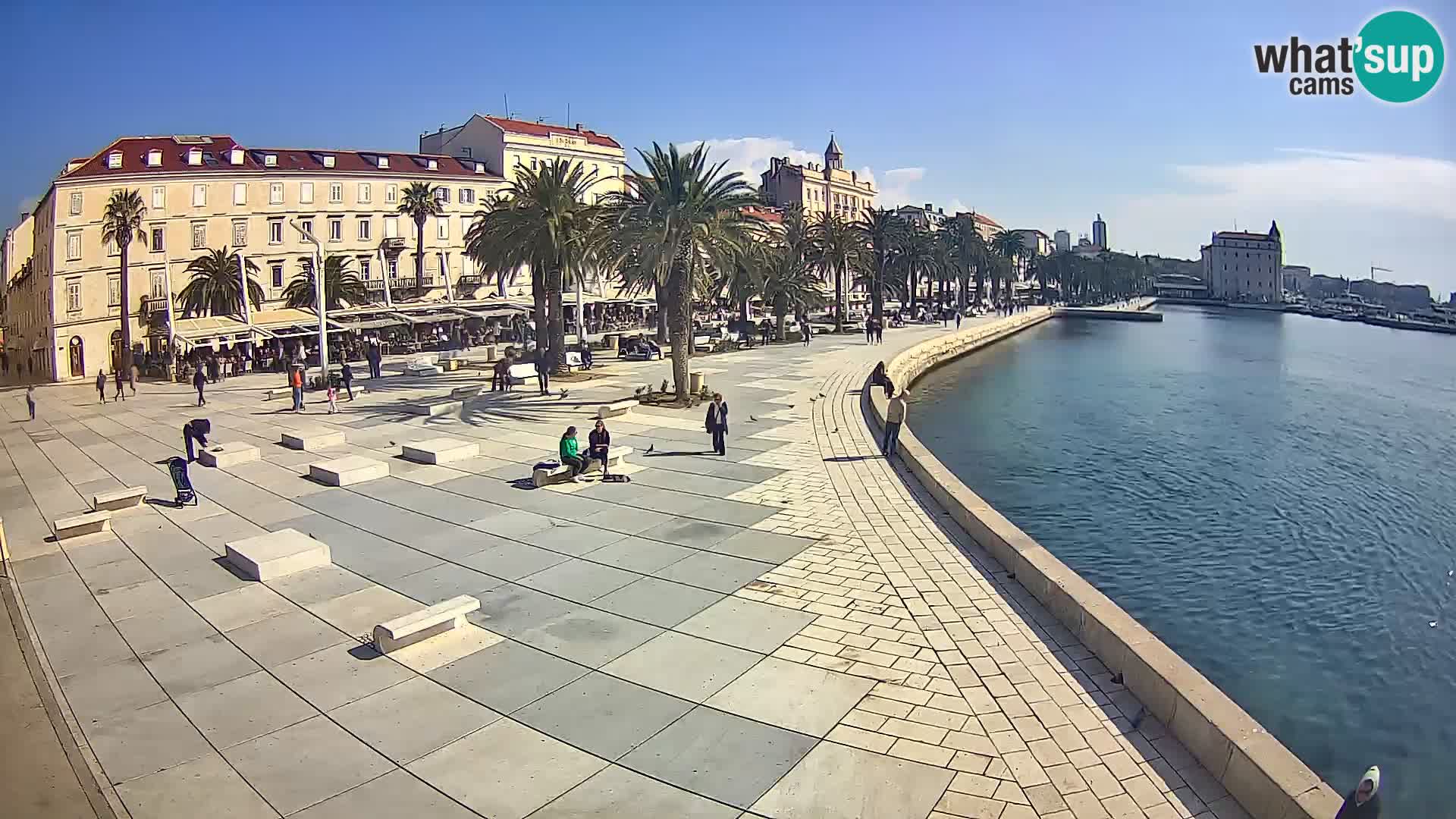 Webcam Split Riva – Prokurative | Trg Republike